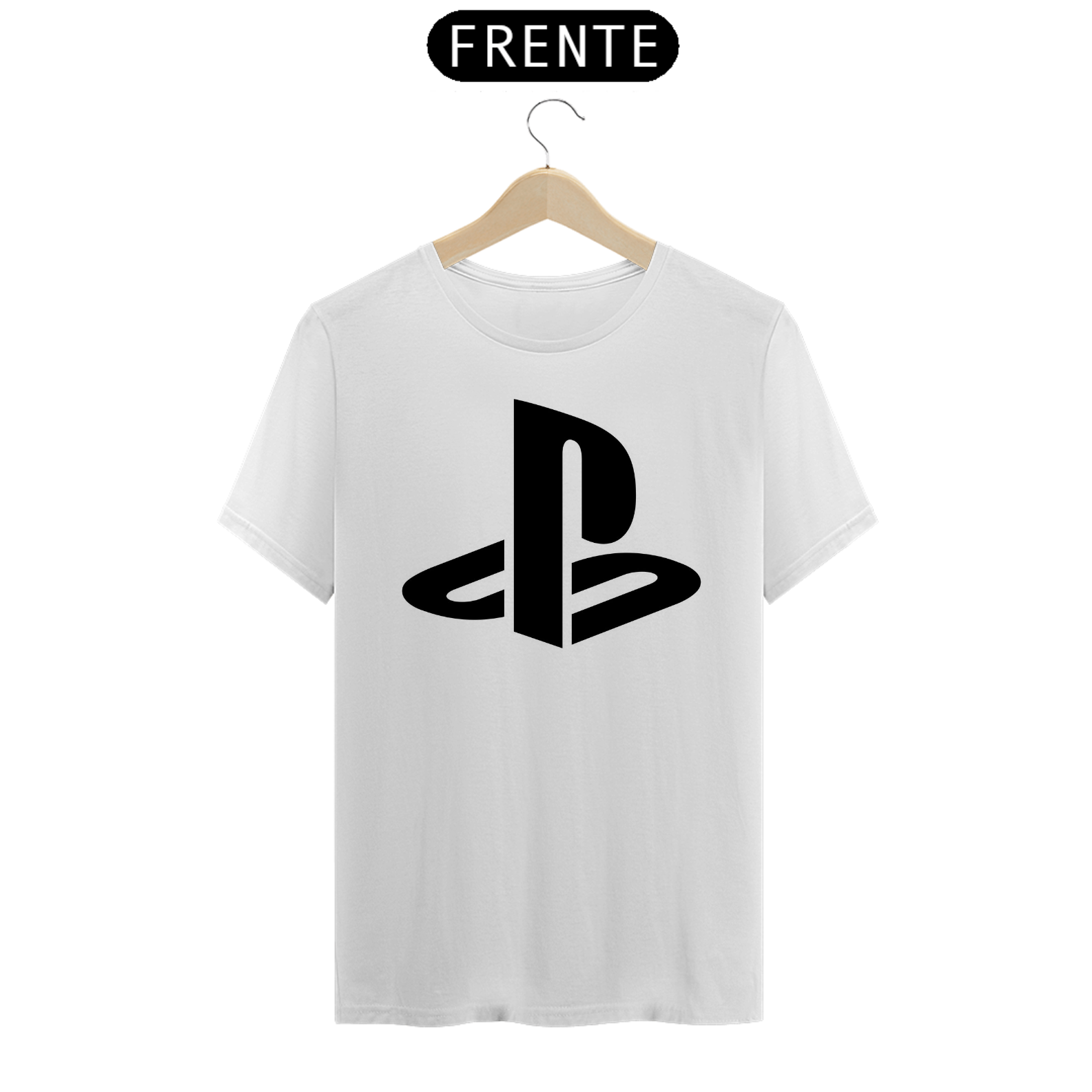 Nome do produto: Coleção de Camisetas Gamers - Logo PlayStation