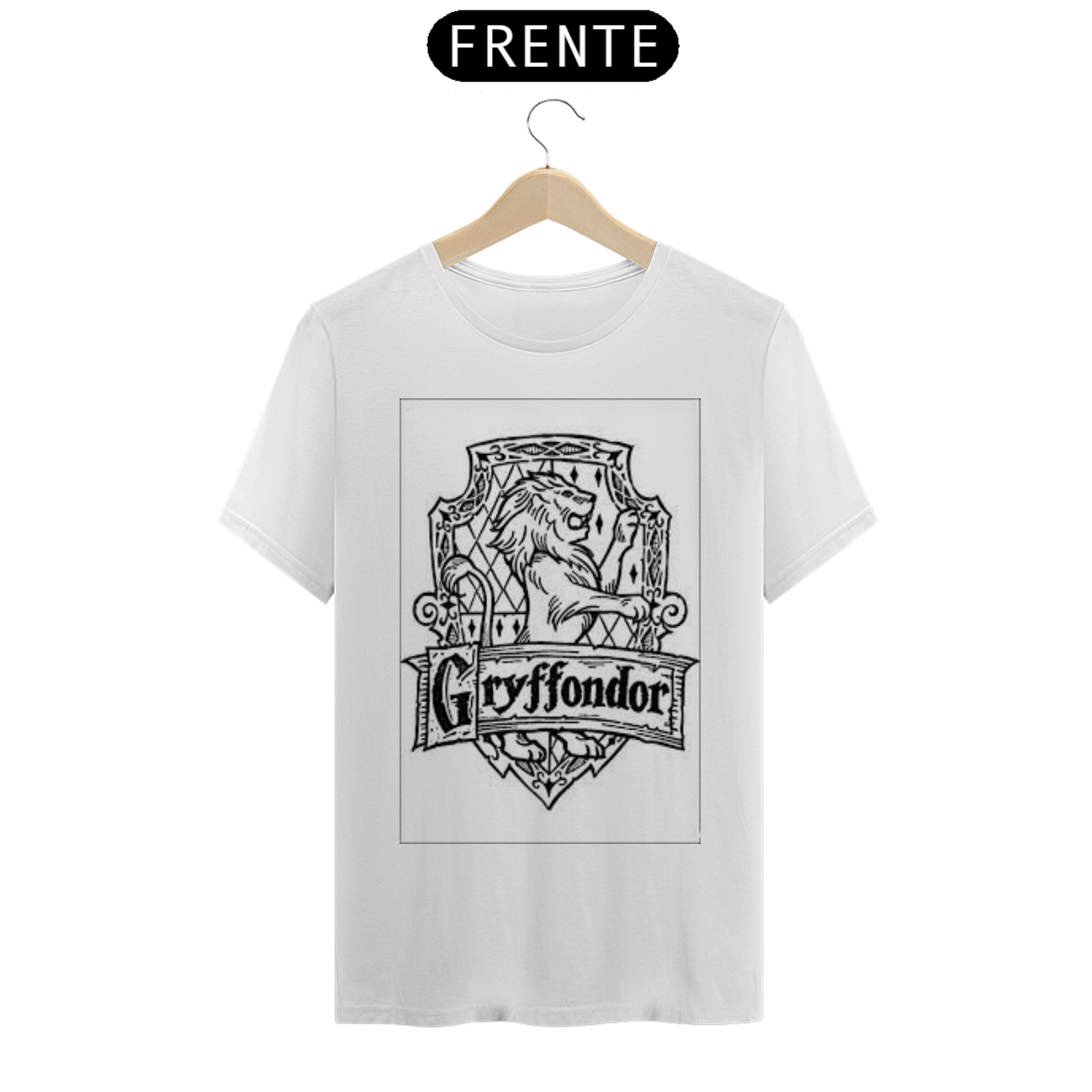 Nome do produto: Coleção de Camisetas Filmes e Séries: Harry Potter - Fundadores de Hogwarts: Brasão de Godric Gryffindor