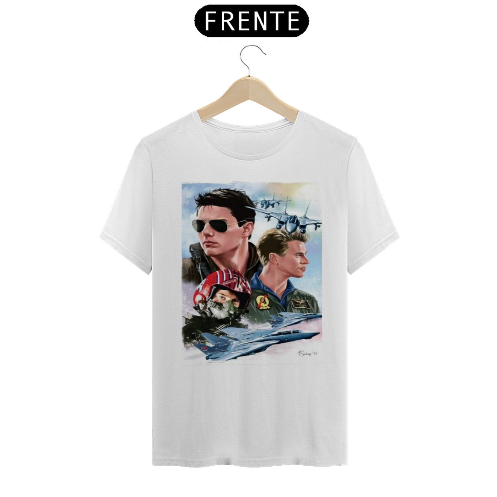 Nome do produto: Coleção de Camisetas Filmes e Séries - Top Gun - Asas Indomáveis