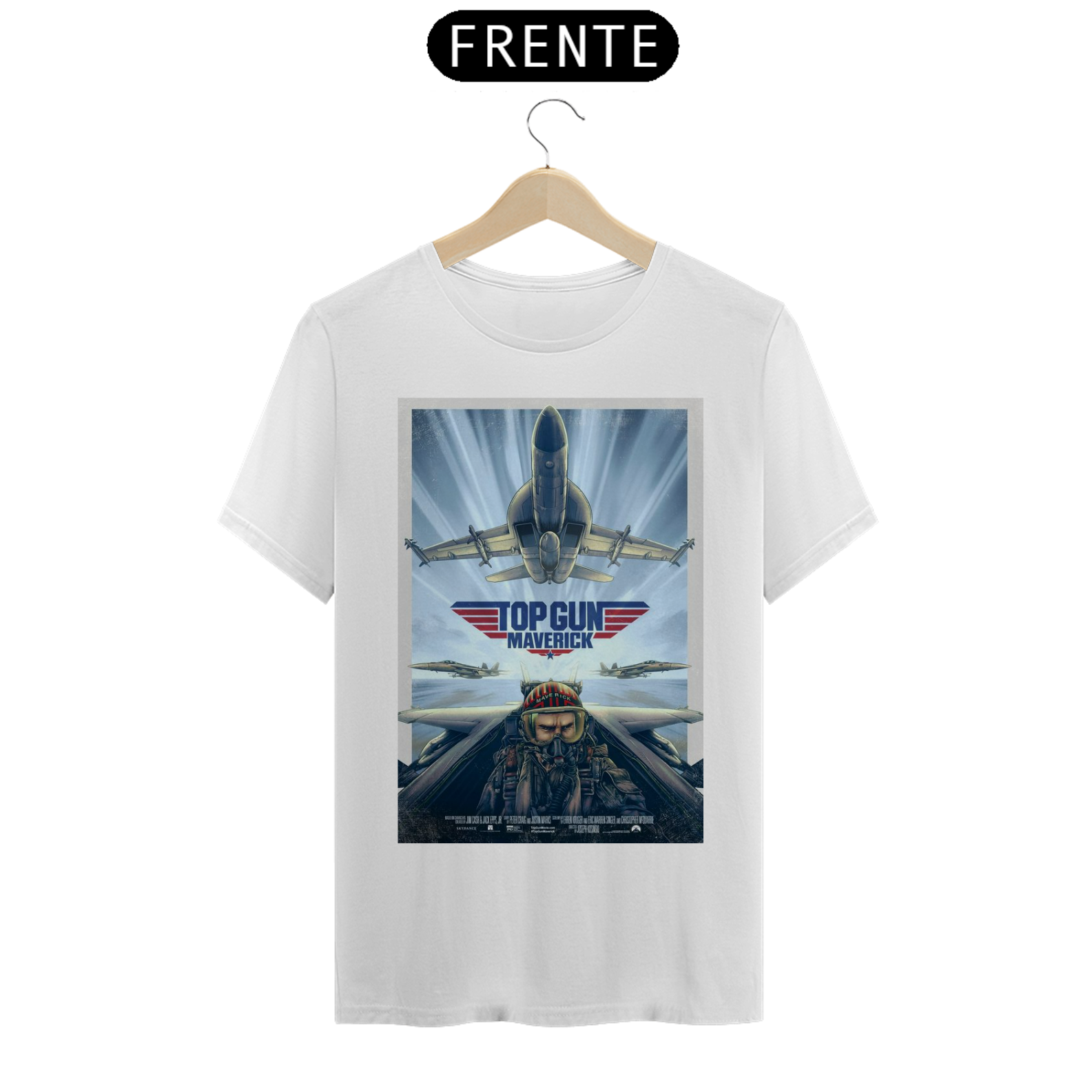 Nome do produto: Coleção de Camisetas Filmes e Séries - Top Gun Maverick