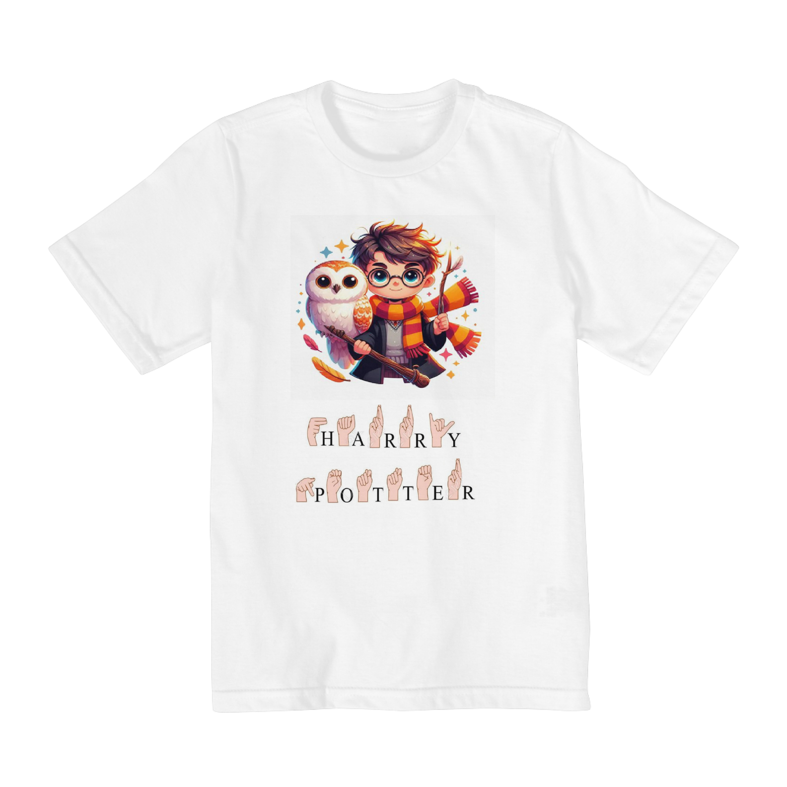Nome do produto: Coleção Camisetas Filmes e Séries: Harry Potter Infantil - Harry Potter