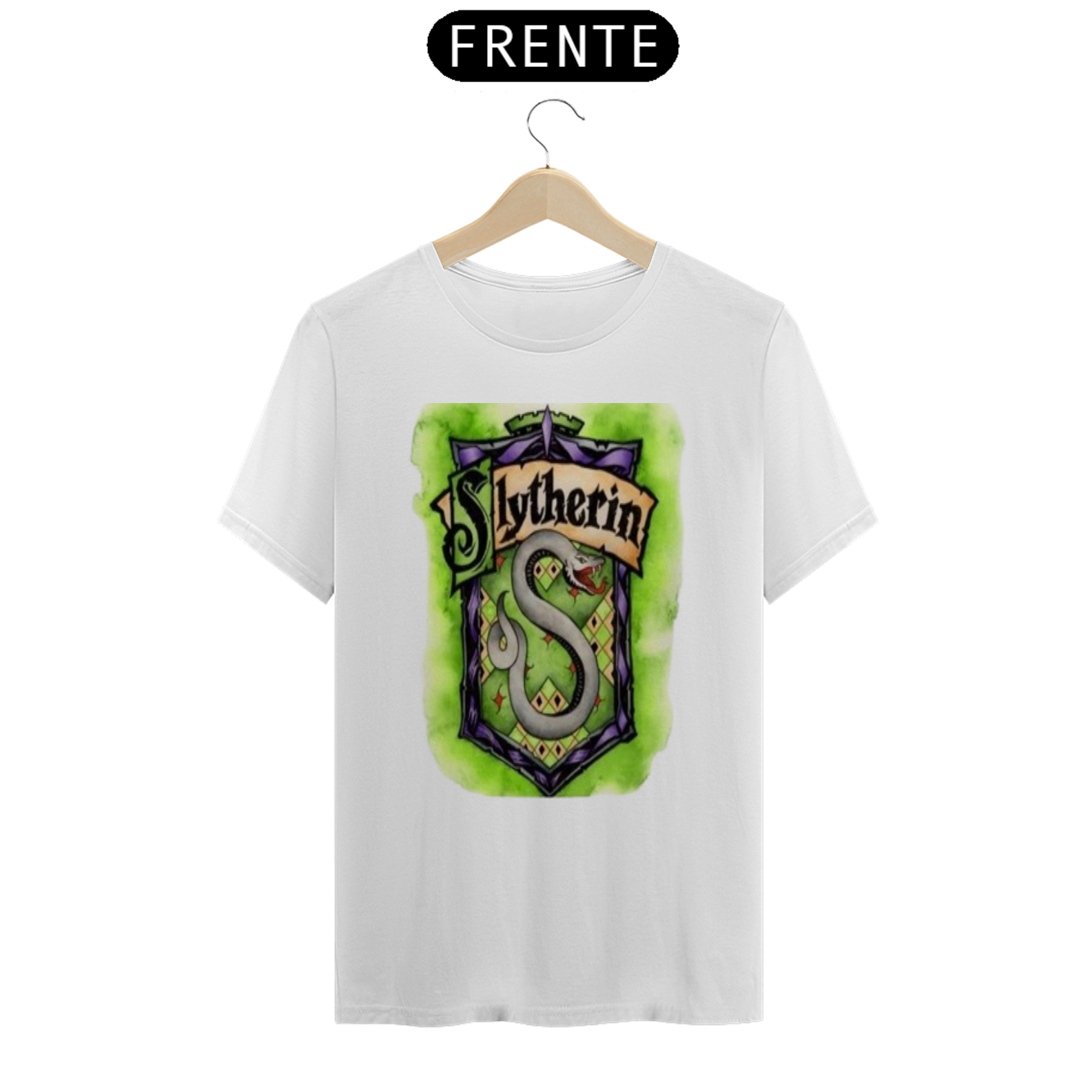 Nome do produto: Coleção de Camisetas Filmes e Séries - Harry Potter - Slytherin