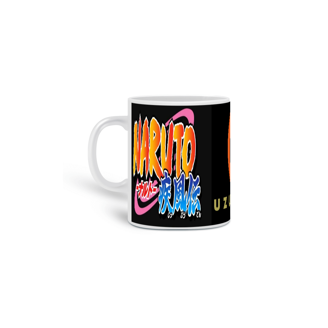 Nome do produto: Cameca Naruto - Logo Uzumaki - Aldeia da Folha
