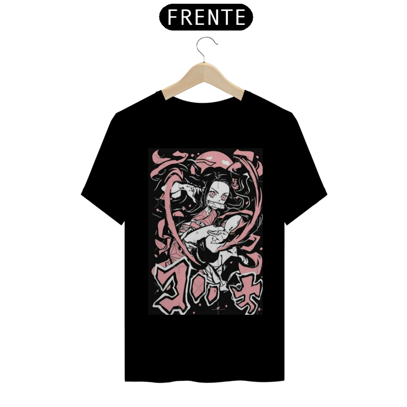 Nome do produto: CAMISETA COLEÇÃO KIMETSU NO YAIBA - NEZUKO 1ª FORMA