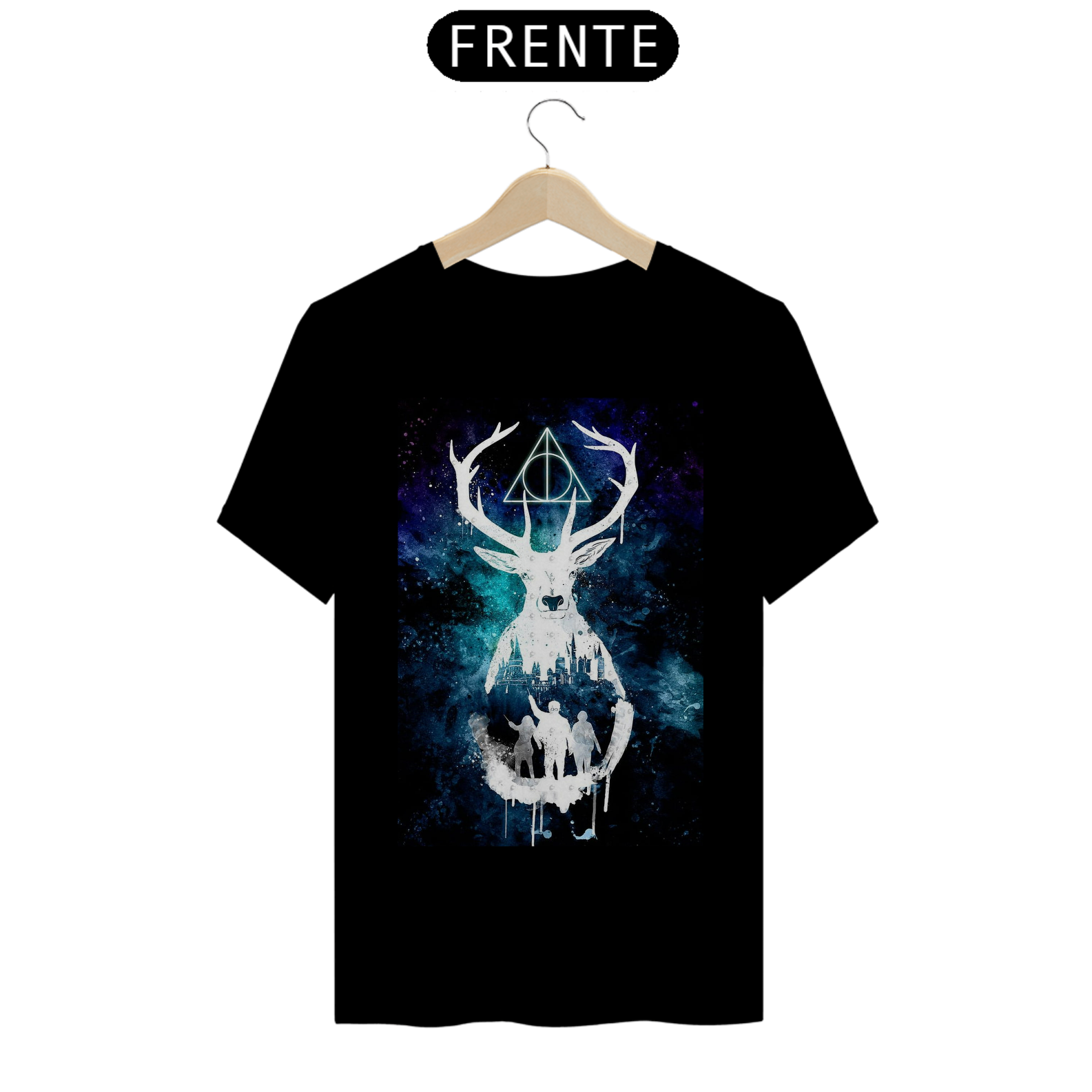 Nome do produto: Coleção de Camisetas Filmes e Séries - Harry Potter: Expecto Patronum