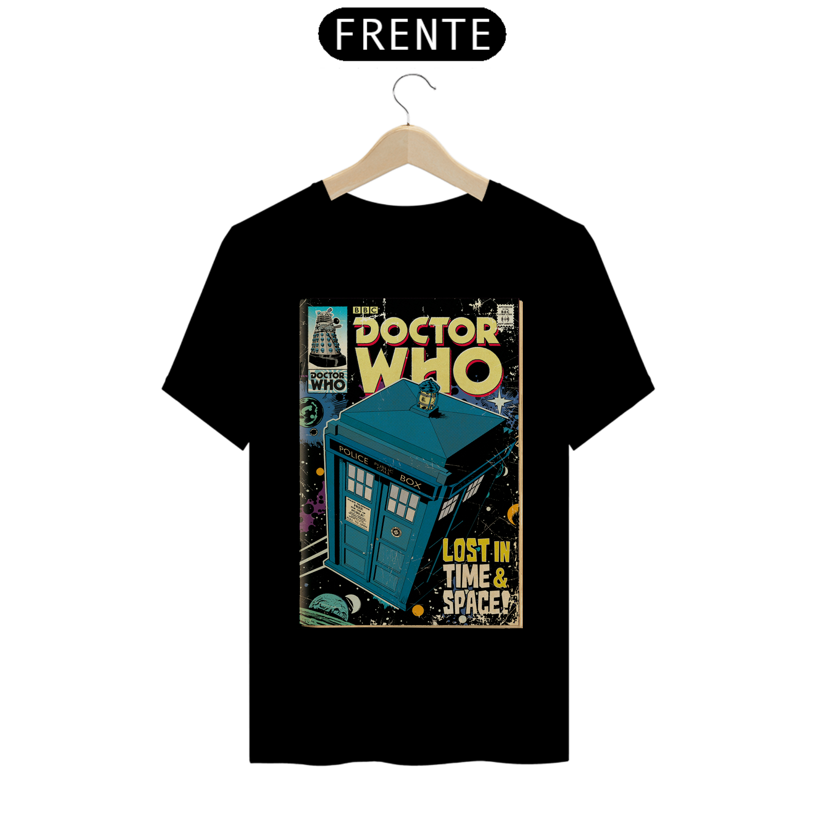 Nome do produto: Coleção de Camisetas Filmes e Séries - Doctor Who - T.A.R.D.I.S.