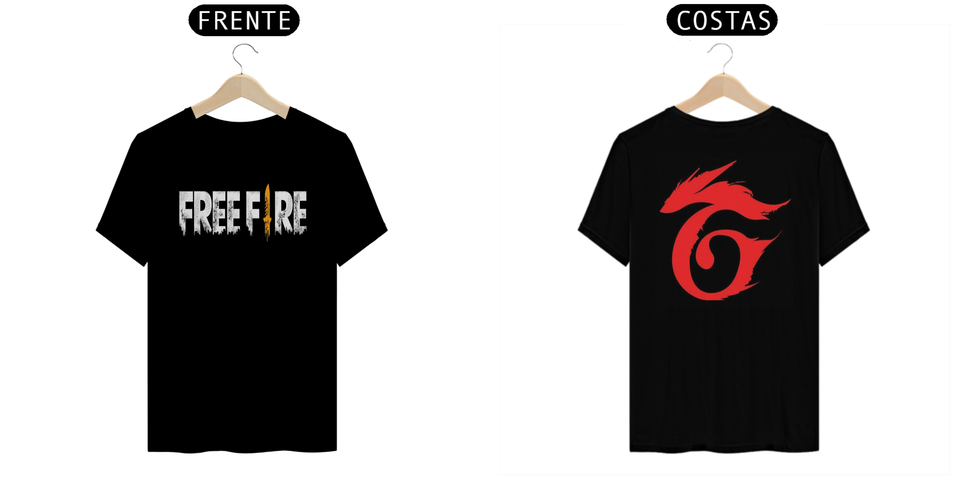 Nome do produto: Coleção Gamers - FREEFIRE - logo Garena