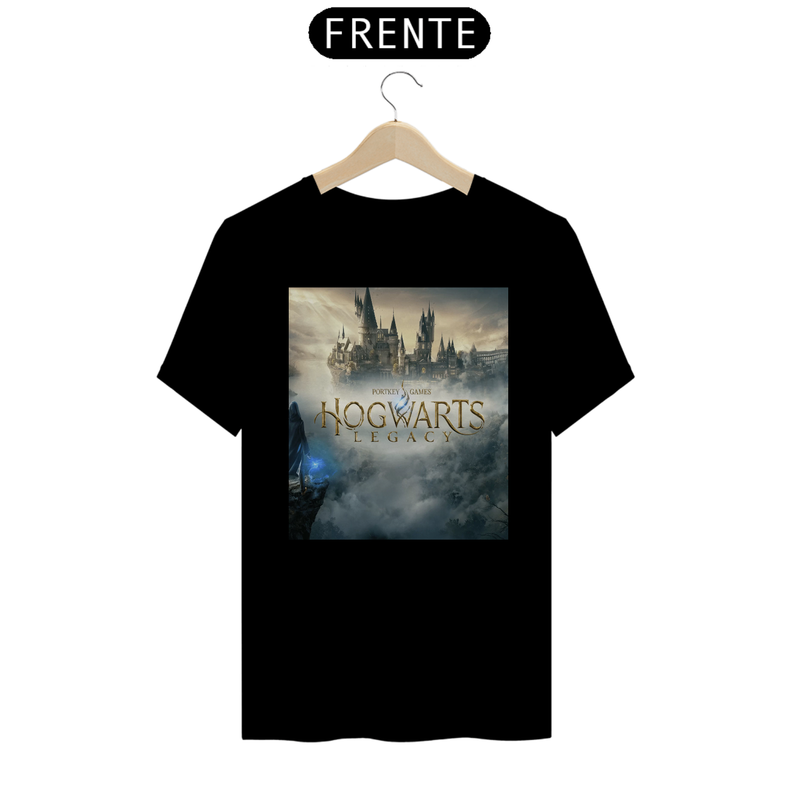 Nome do produto: Coleção de Camisetas Gamers - Harry Potter - Hogwarts Legacy