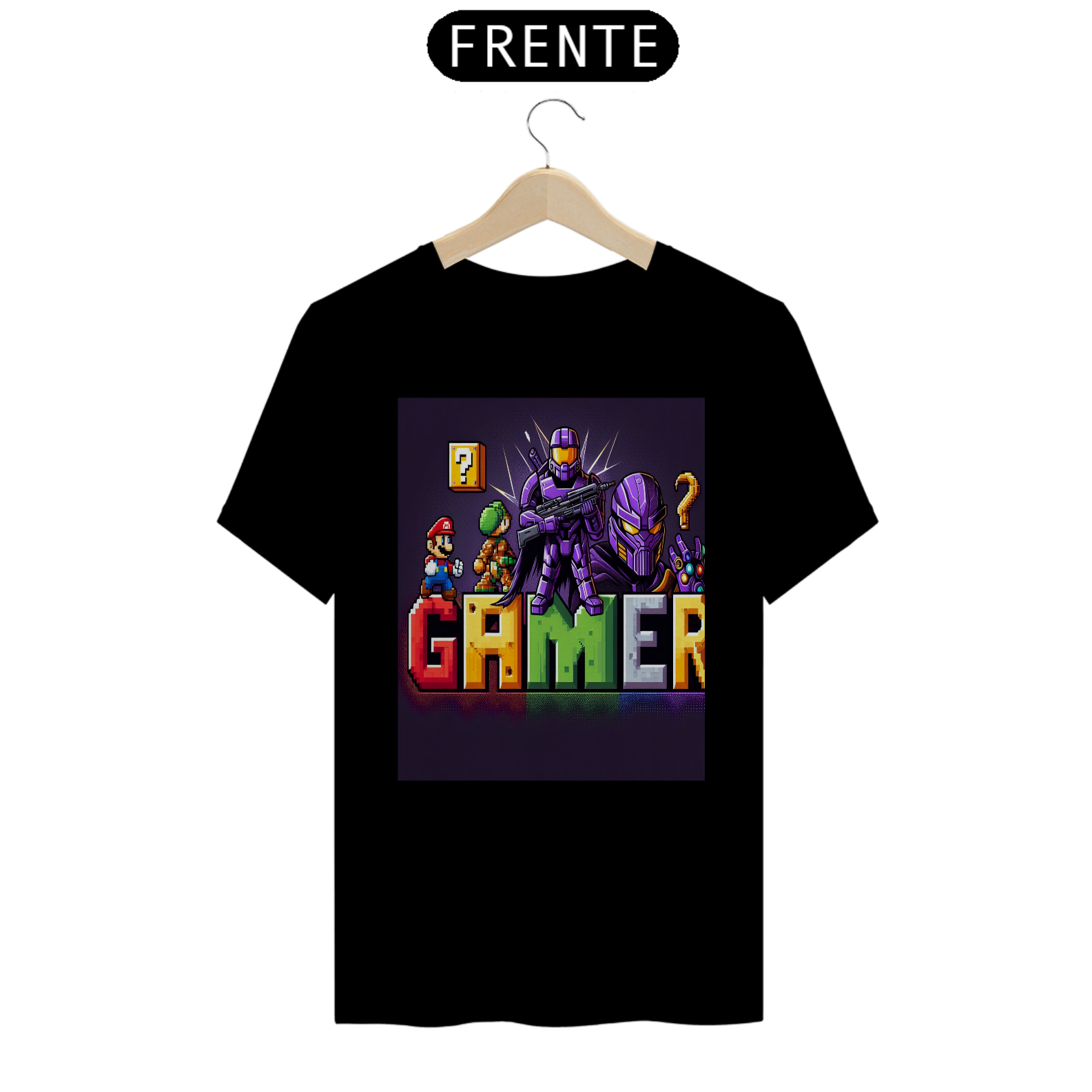 Nome do produto: Coleção de Camisetas Gamers - Gameplay
