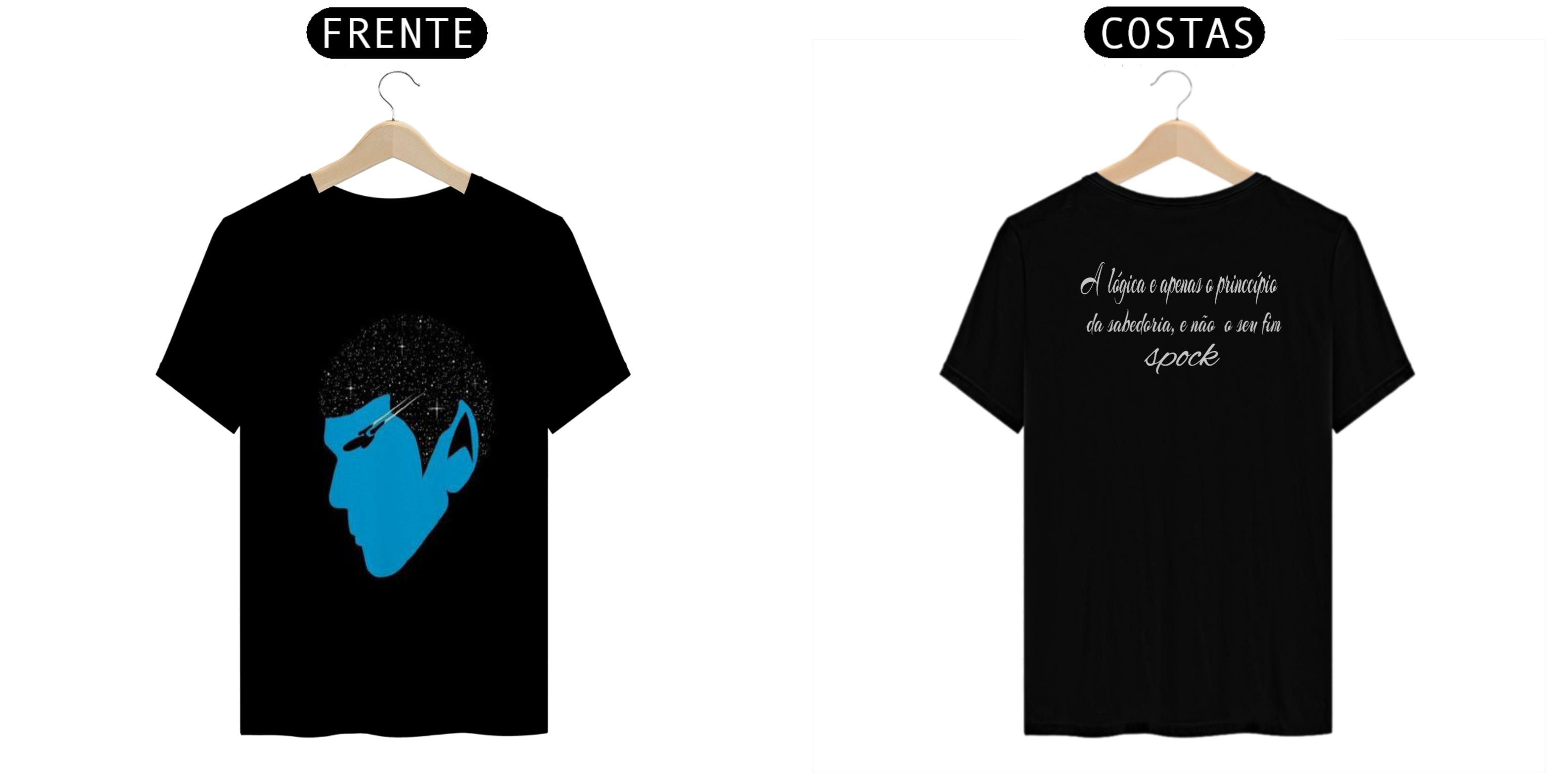 Nome do produto: Coleção de Camisetas Filmes e Séries - Star Trek - Spock