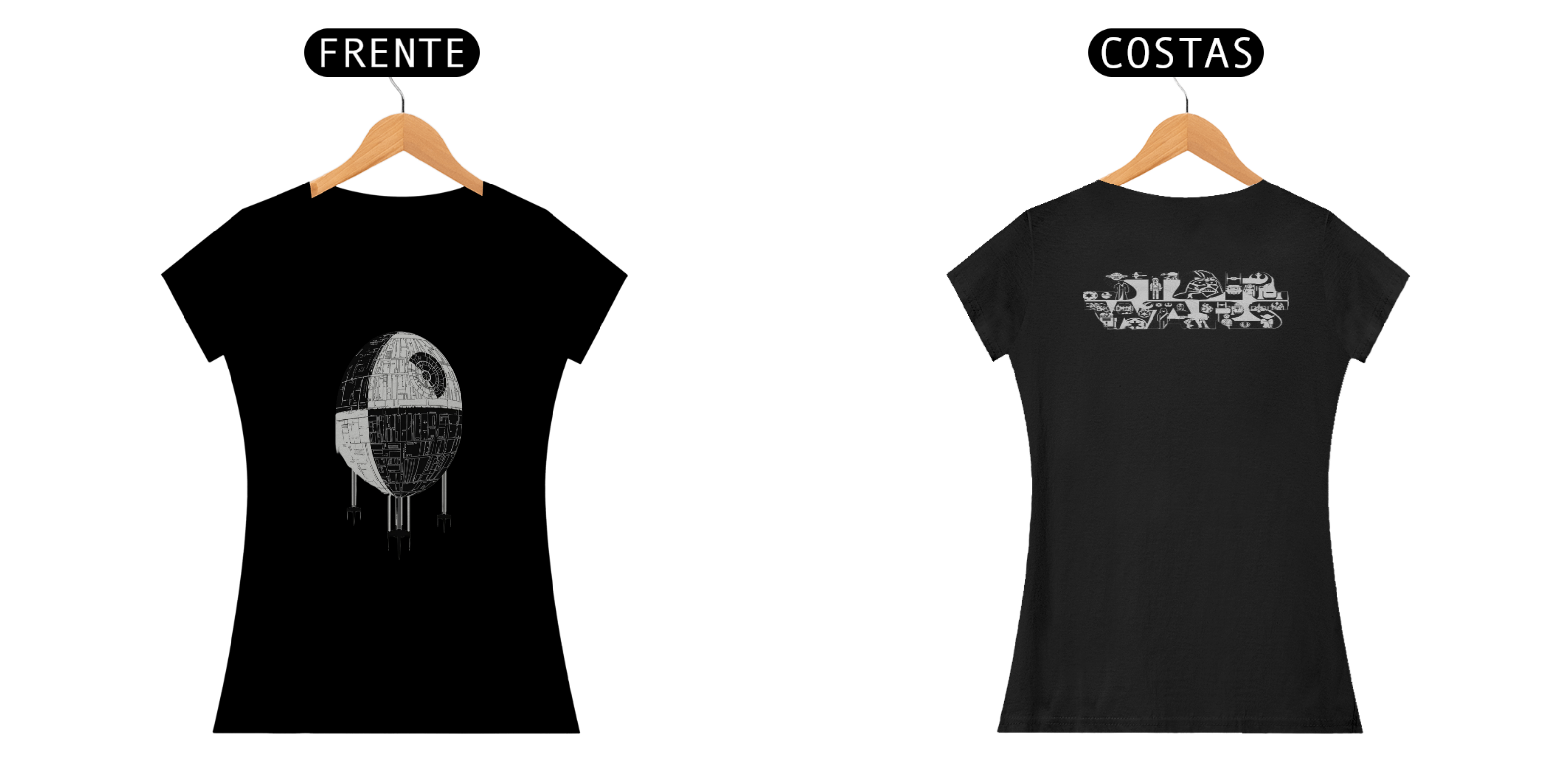 Nome do produto: Coleção de Camisetas Filmes e Séries - Star Wars - Estrela da Morte
