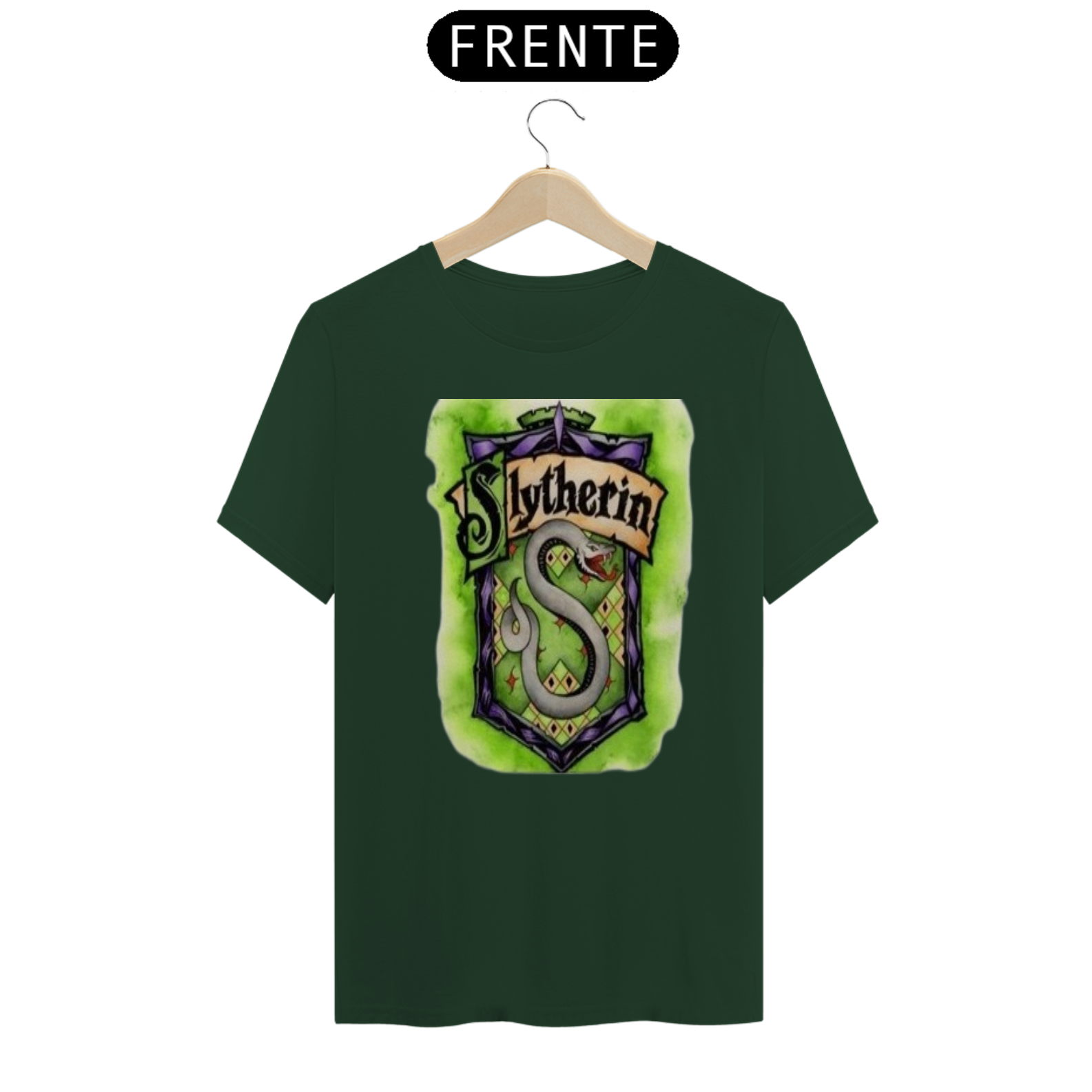 Nome do produto: Coleção de Camisetas Filmes e Séries - Harry Potter - Slytherin