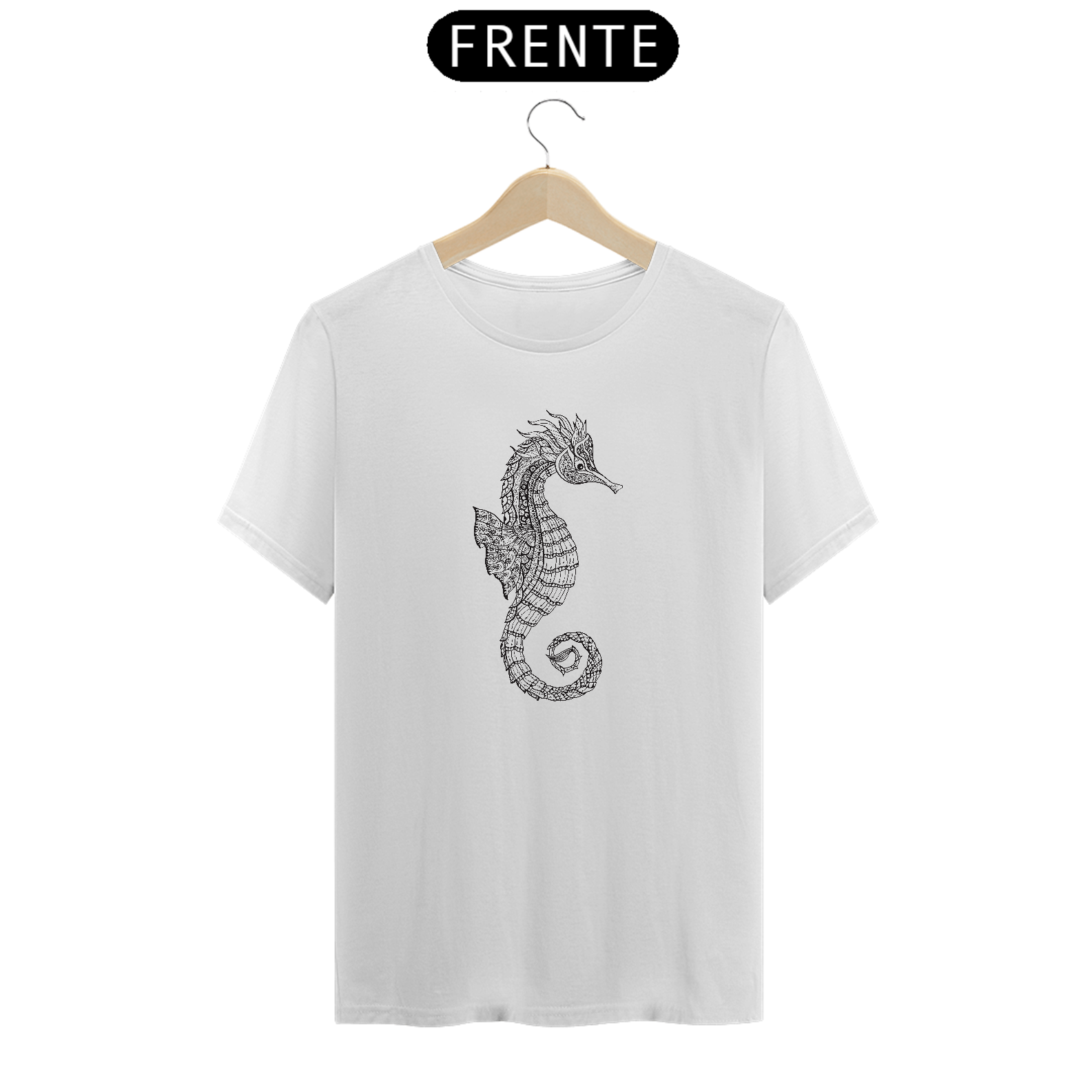 Camiseta Cavalo Marinho Clara