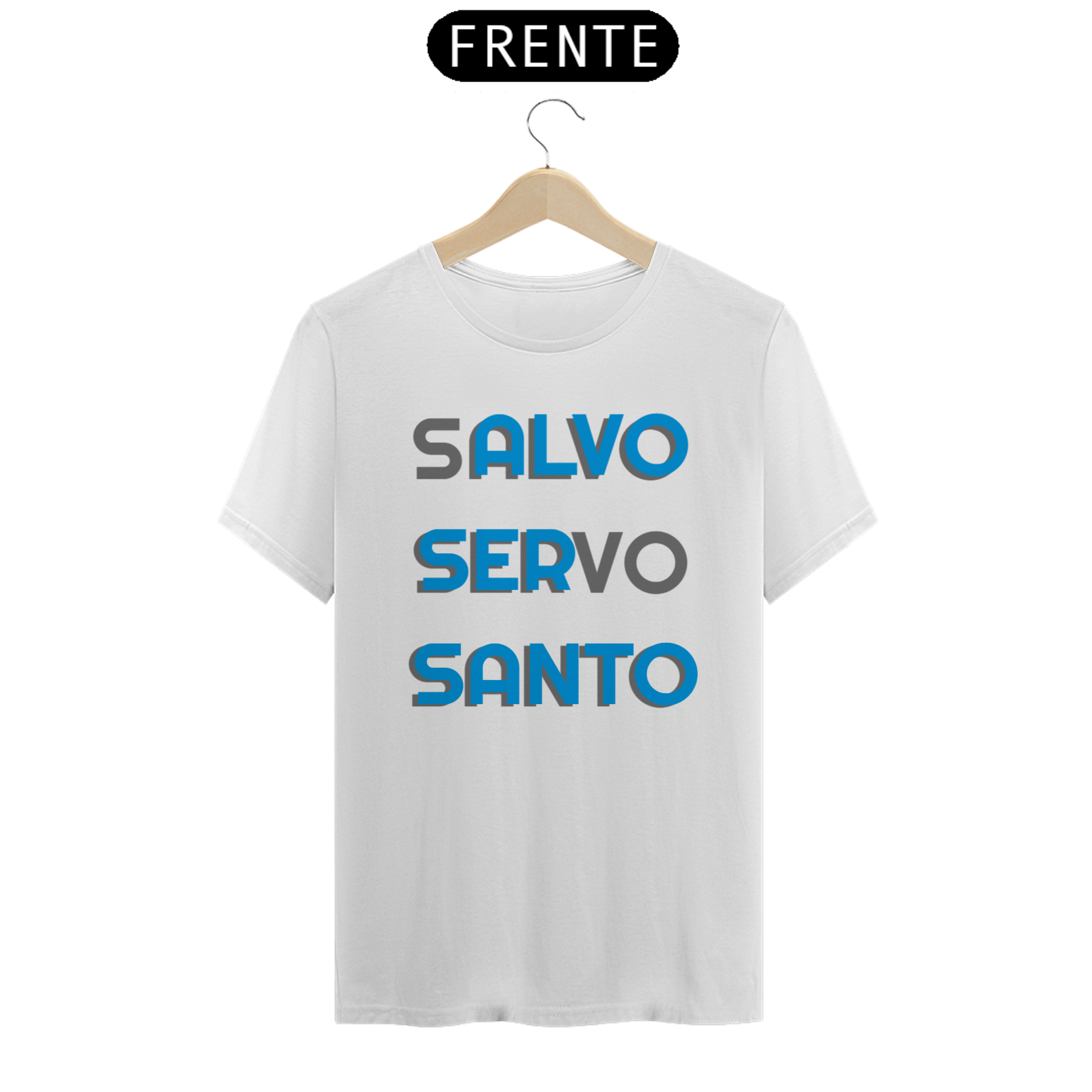 Salvo Servo Santo - letra azul