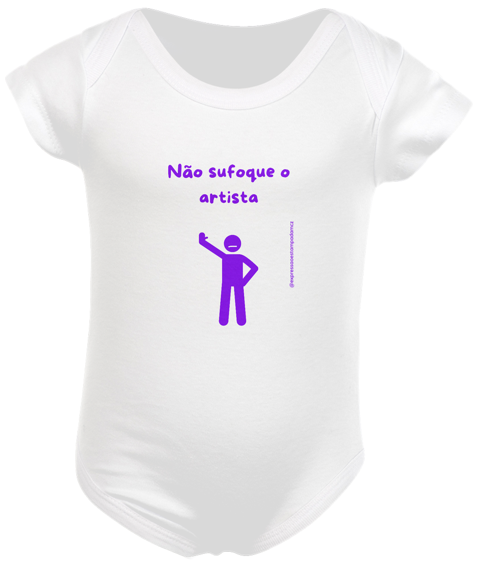 Nome do produto: Não sufoque o artista - body