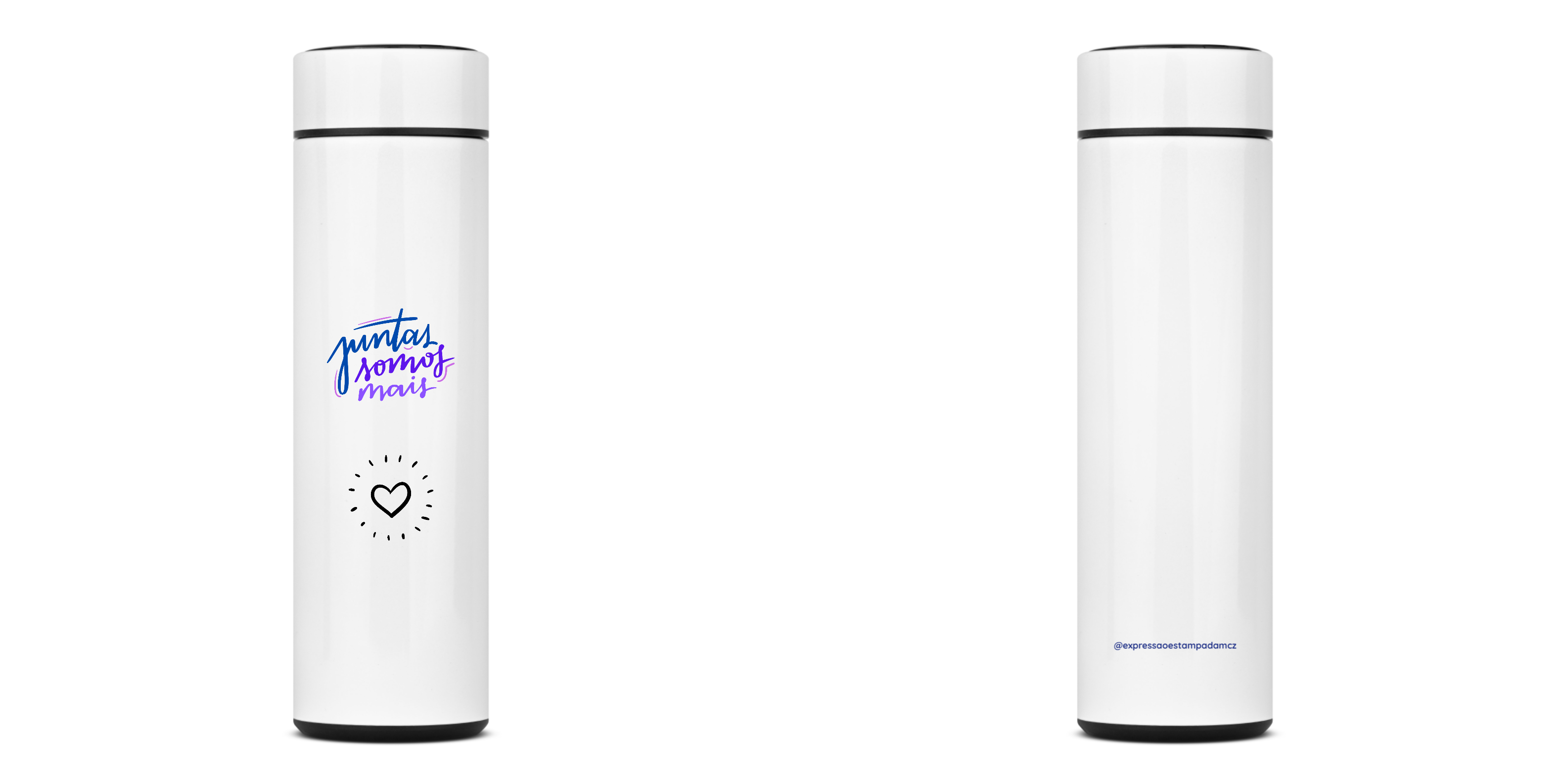 Nome do produto: Garrafa - Juntas somos mais