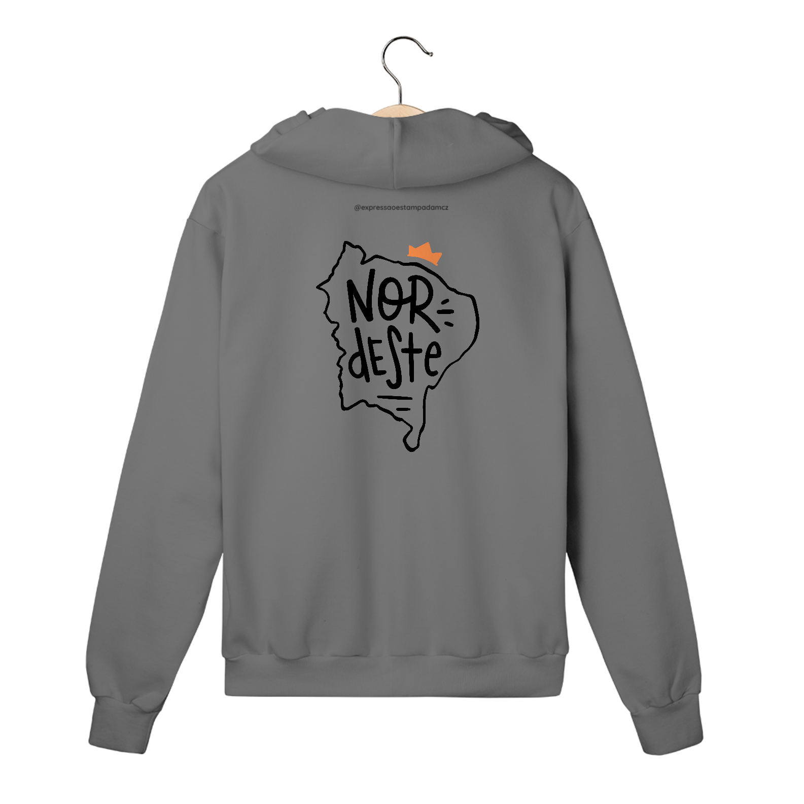 Nome do produto: Moletom mapa nordeste