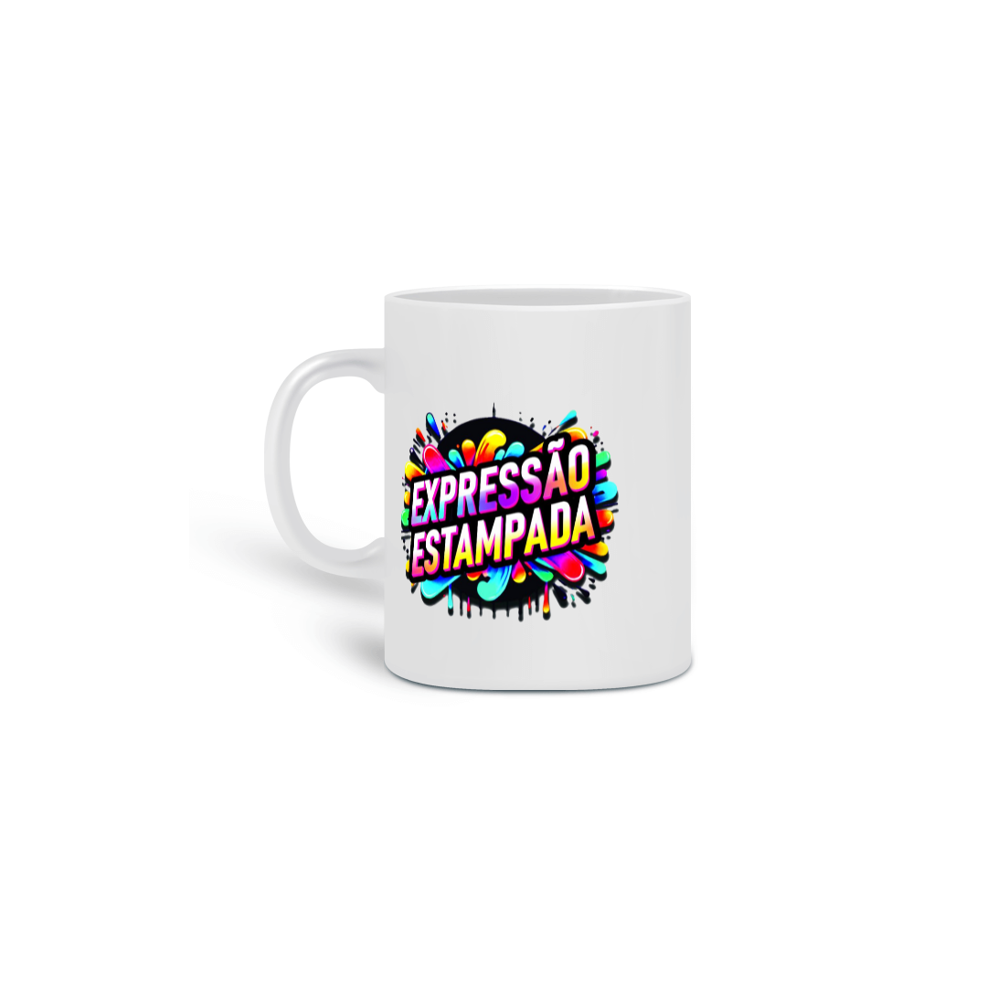 Nome do produto: Caneca Expressão Estampada