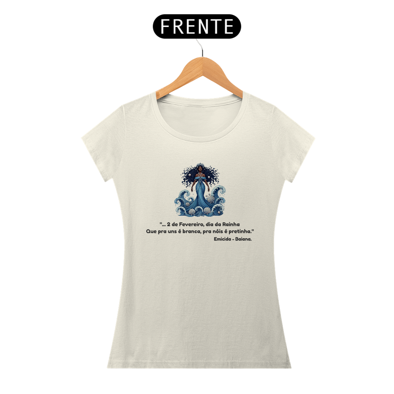 Nome do produto: Iemanjá pretinha - feminina