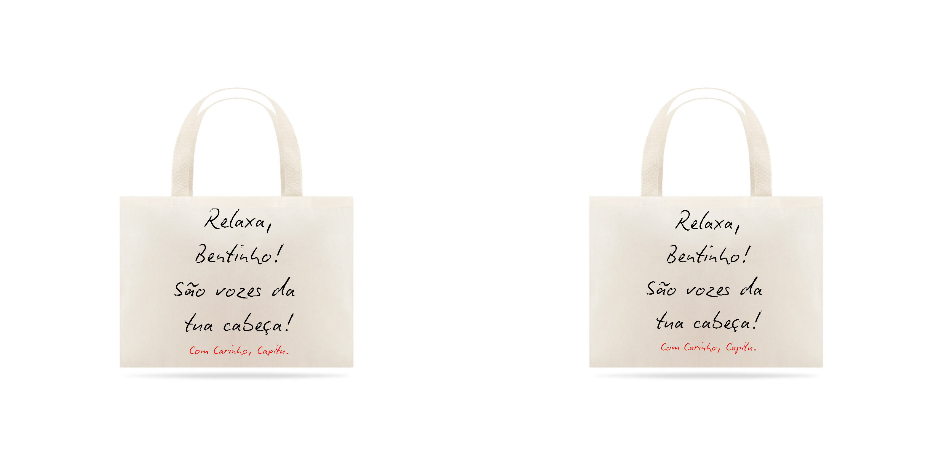 Nome do produto: Ecobag Machado de Assis Relaxa, Bentinho