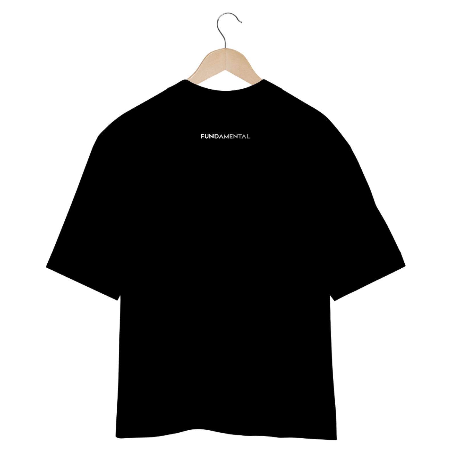Nome do produto: Camiseta Oversized - Logo Costas