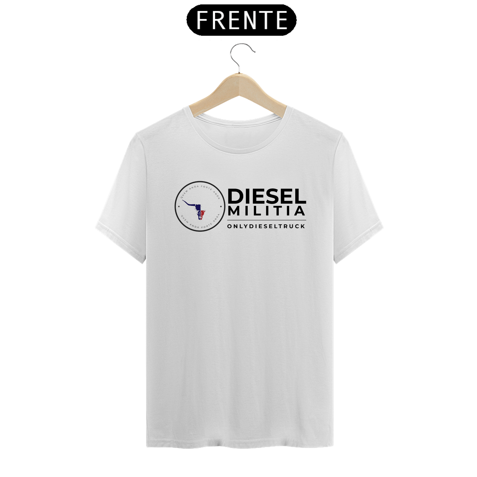 Nome do produto: camiseta - Diesel Militia Aber (logo preto)