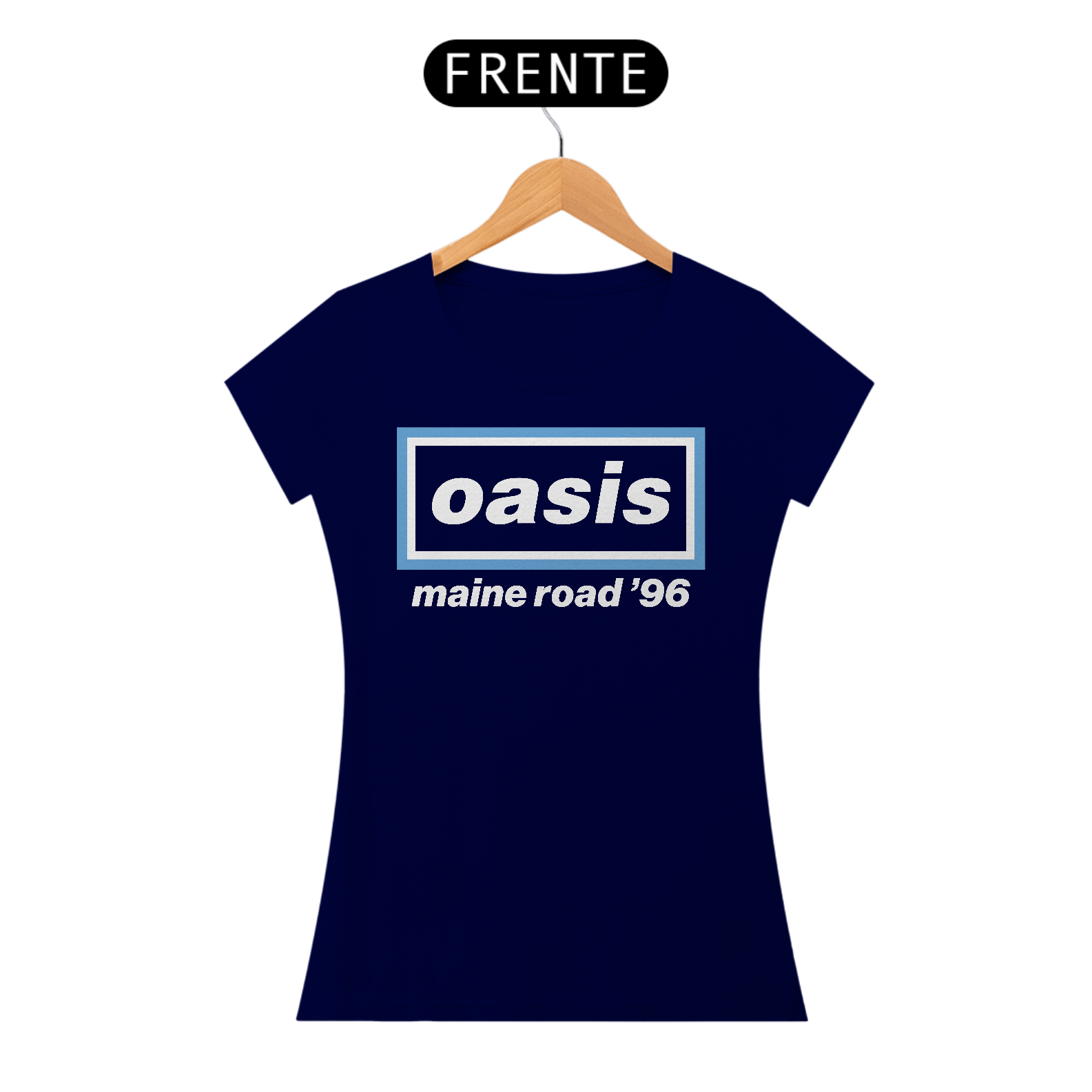 Nome do produto: Camisa - Oasis Maine Road 96 (FEM)