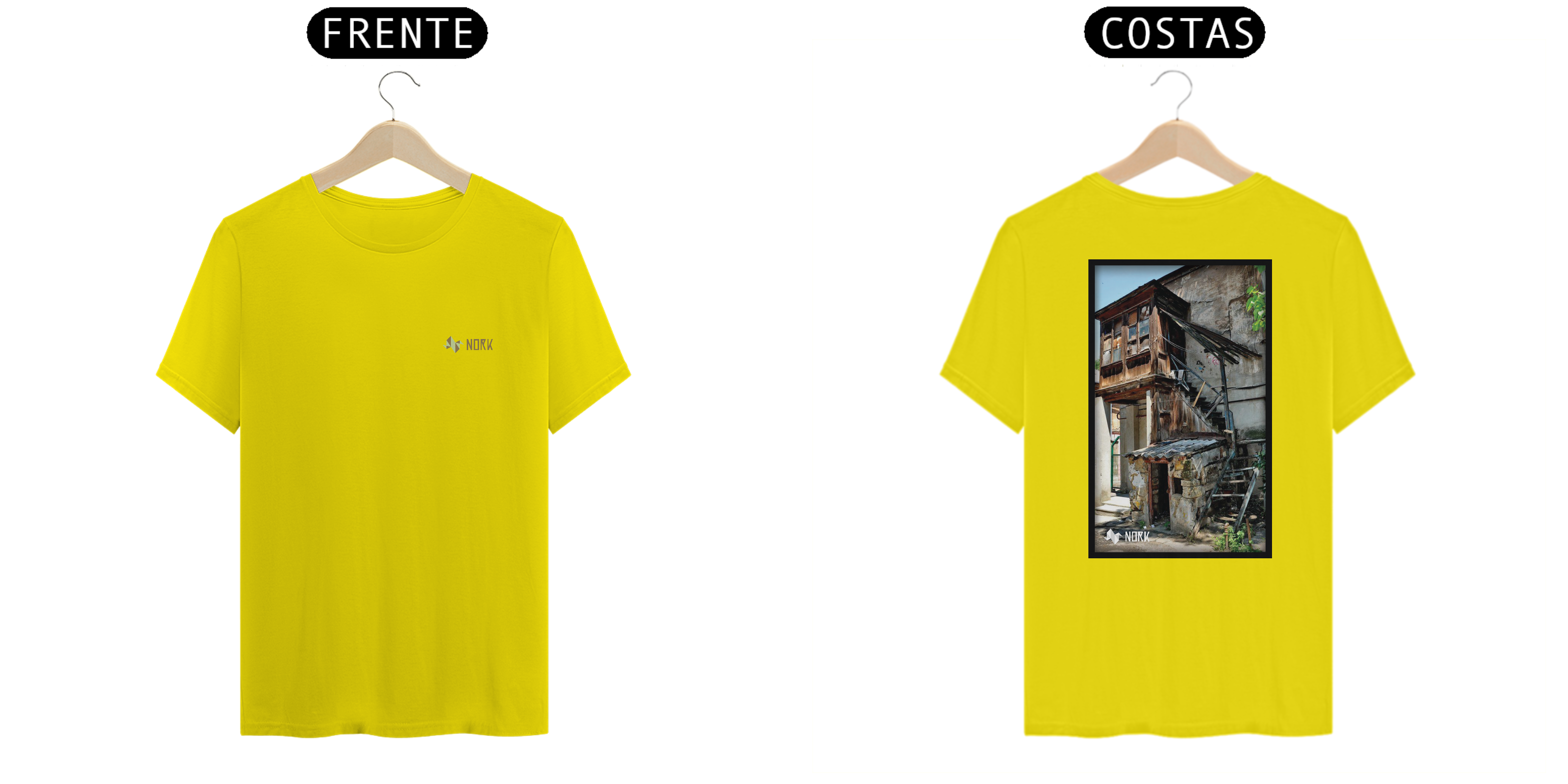 Nome do produto: Camisa Nork Art Histórias de Madeira e Pedra Quality