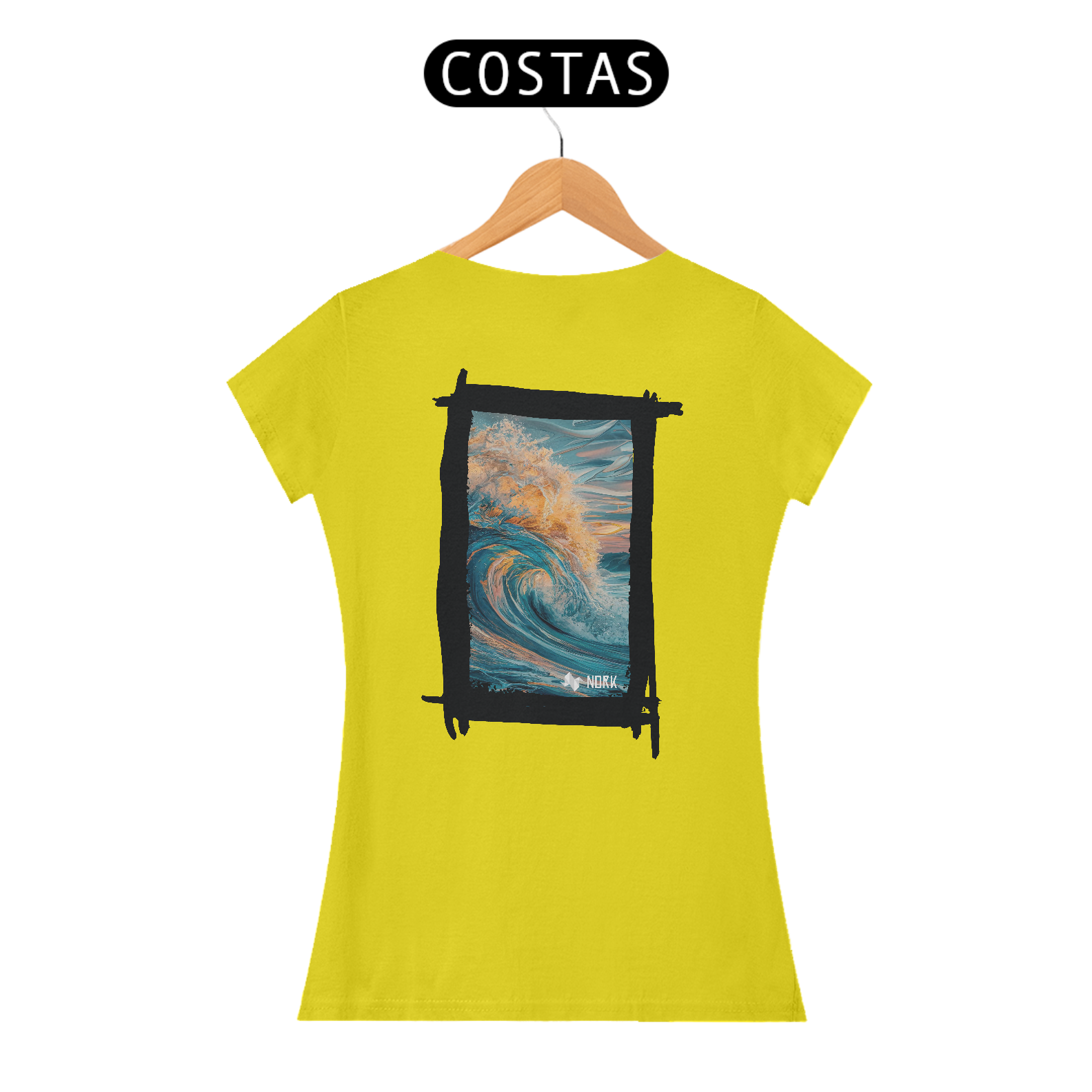 Nome do produto: Camisa Nork Surf Majestic Wave Baby Look Quality