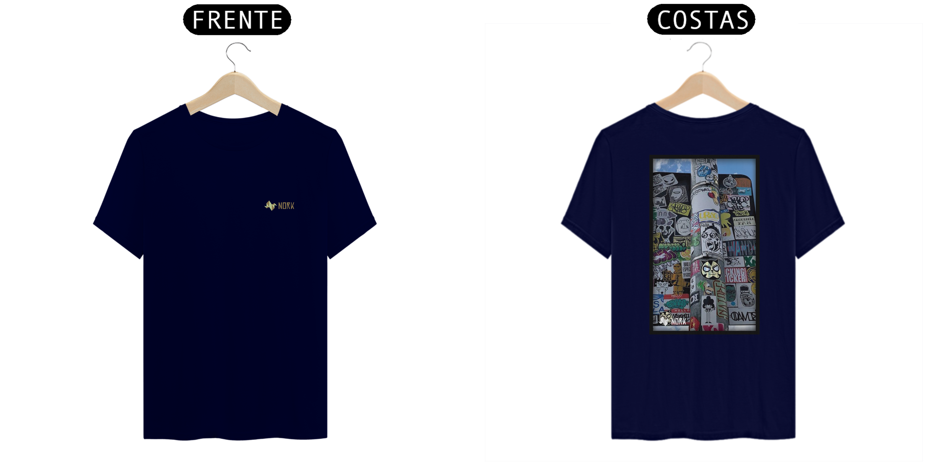 Nome do produto: Camisa Nork Art Adesivos Urbanos Quality