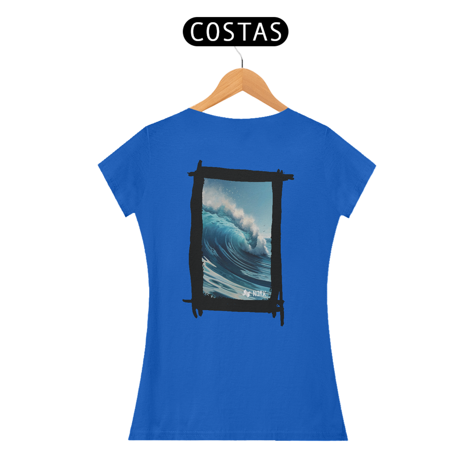 Nome do produto: Camisa Nork Surf Ocean Surge Baby Look Quality