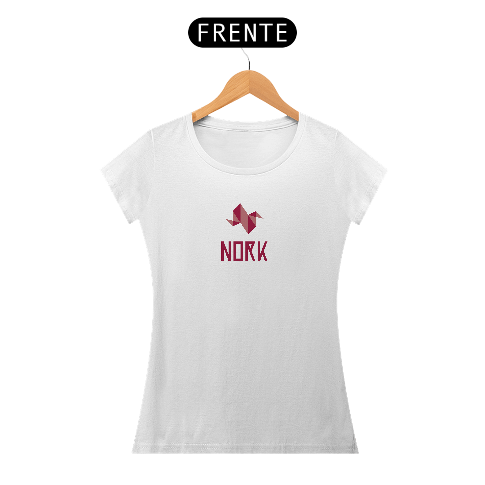 Nome do produto: Camisa Nork Logo Vertical Baby Look Quality