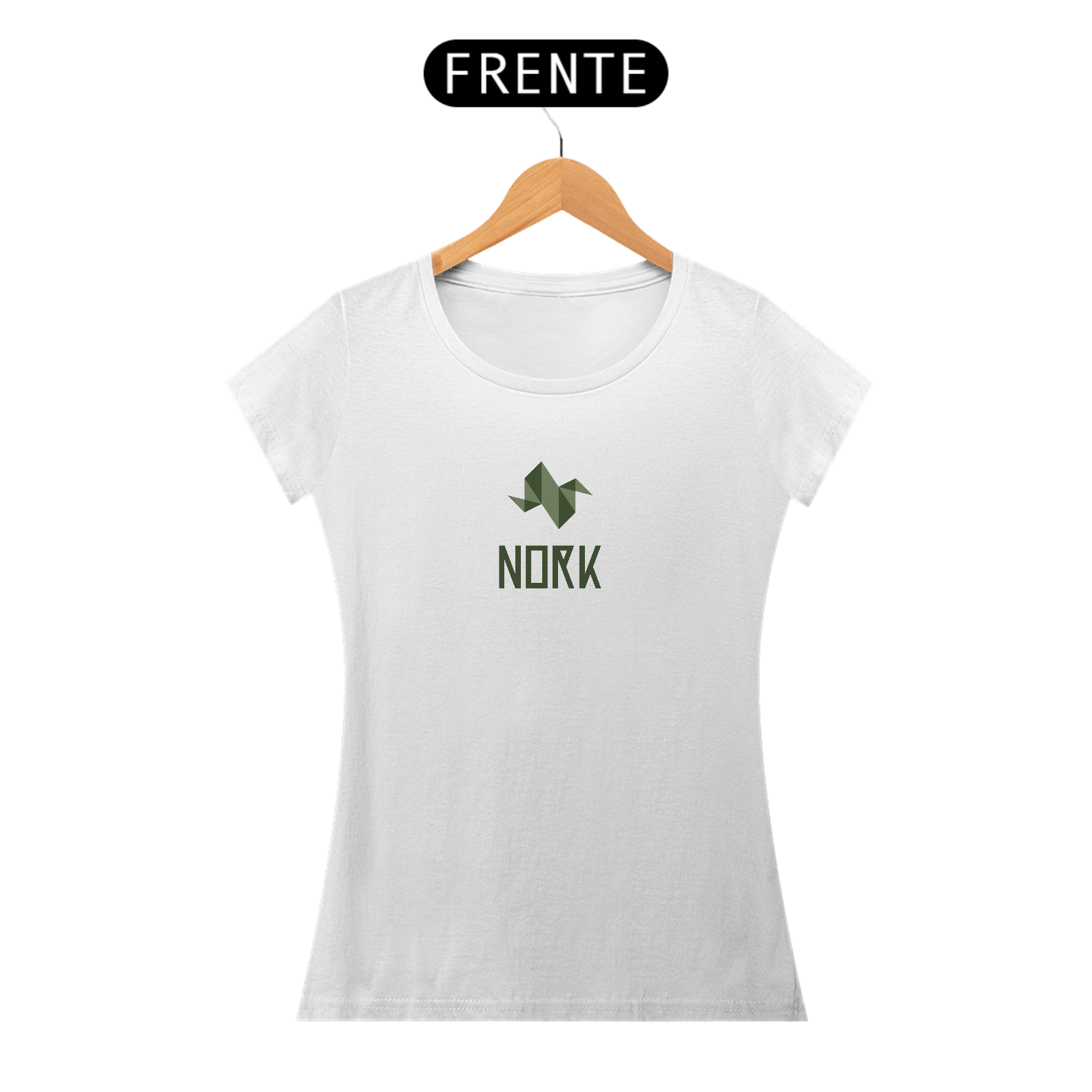 Nome do produto: Camisa Nork Logo Vertical Baby Look Quality