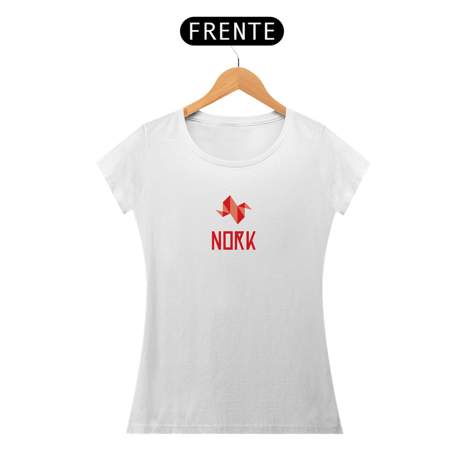 Nome do produto: Camisa Nork Logo Vertical Baby Look Quality
