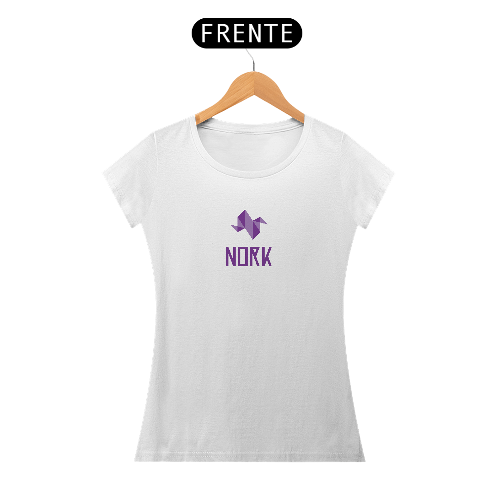 Nome do produto: Camisa Nork Logo Vertical Baby Look Quality