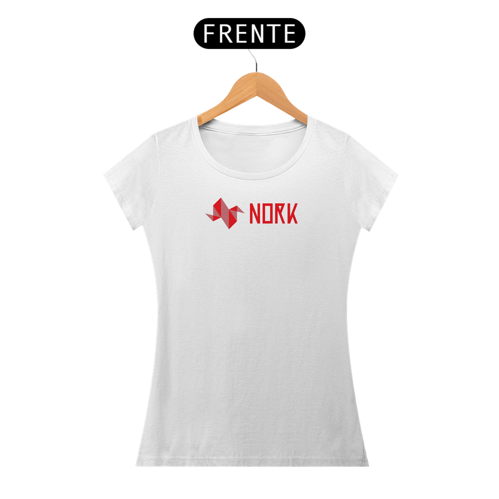 Nome do produto: Camisa Nork Logo Horizontal Baby Look Quality