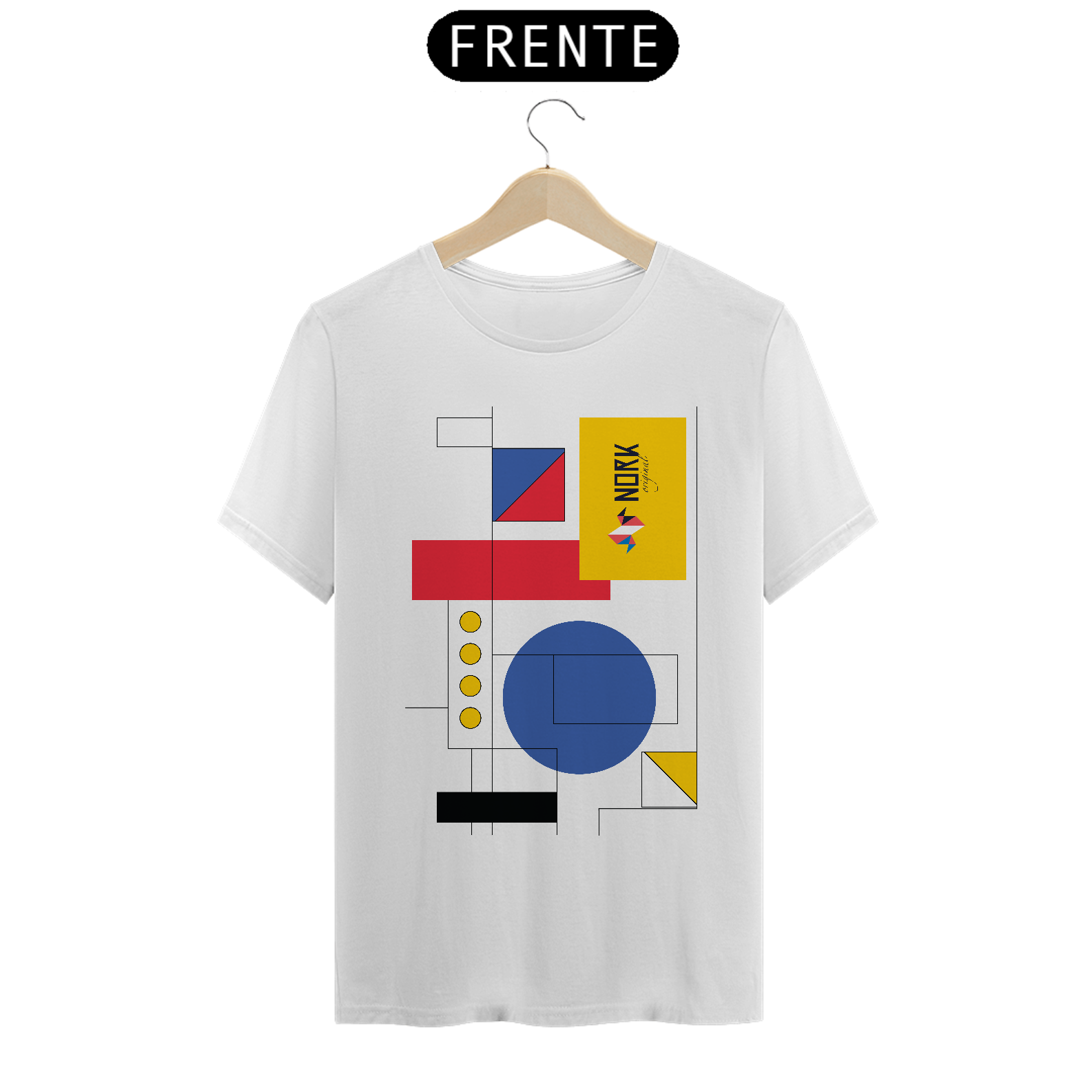 Nome do produto: Camisa Nork Original Bauhaus Geometric Design Pima