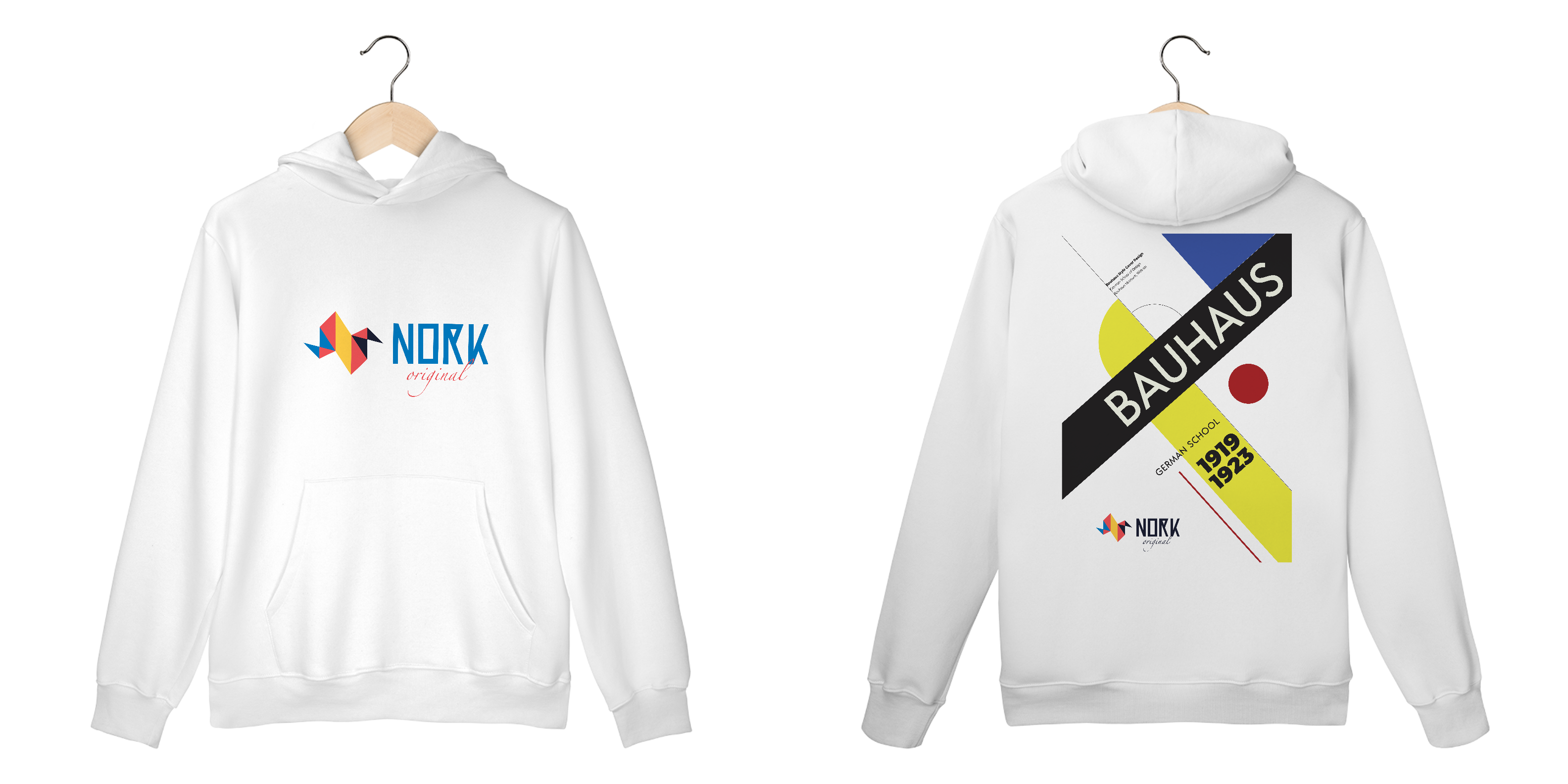 Nome do produto: Casaco Moletom Canguru Nork Original Bauhaus German Art School