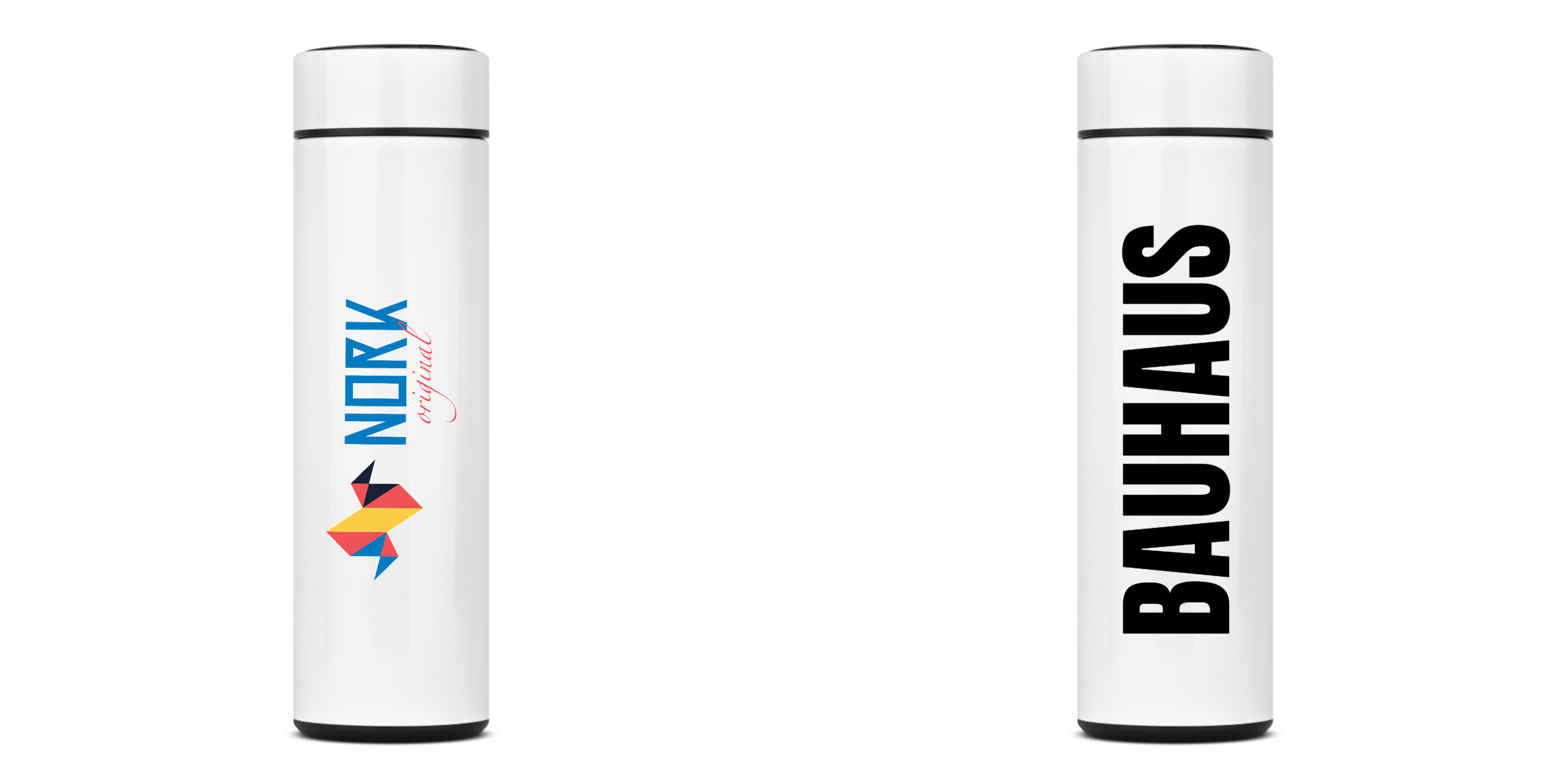 Nome do produto: Garrafa Térmica Nork Original Bauhaus Logo - 400ml