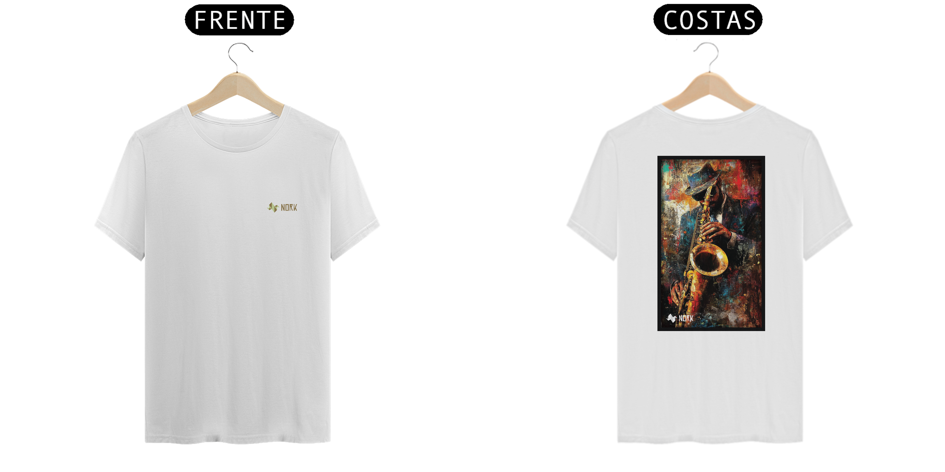 Nome do produto: Camisa Nork Art Jazz em Cores Quality