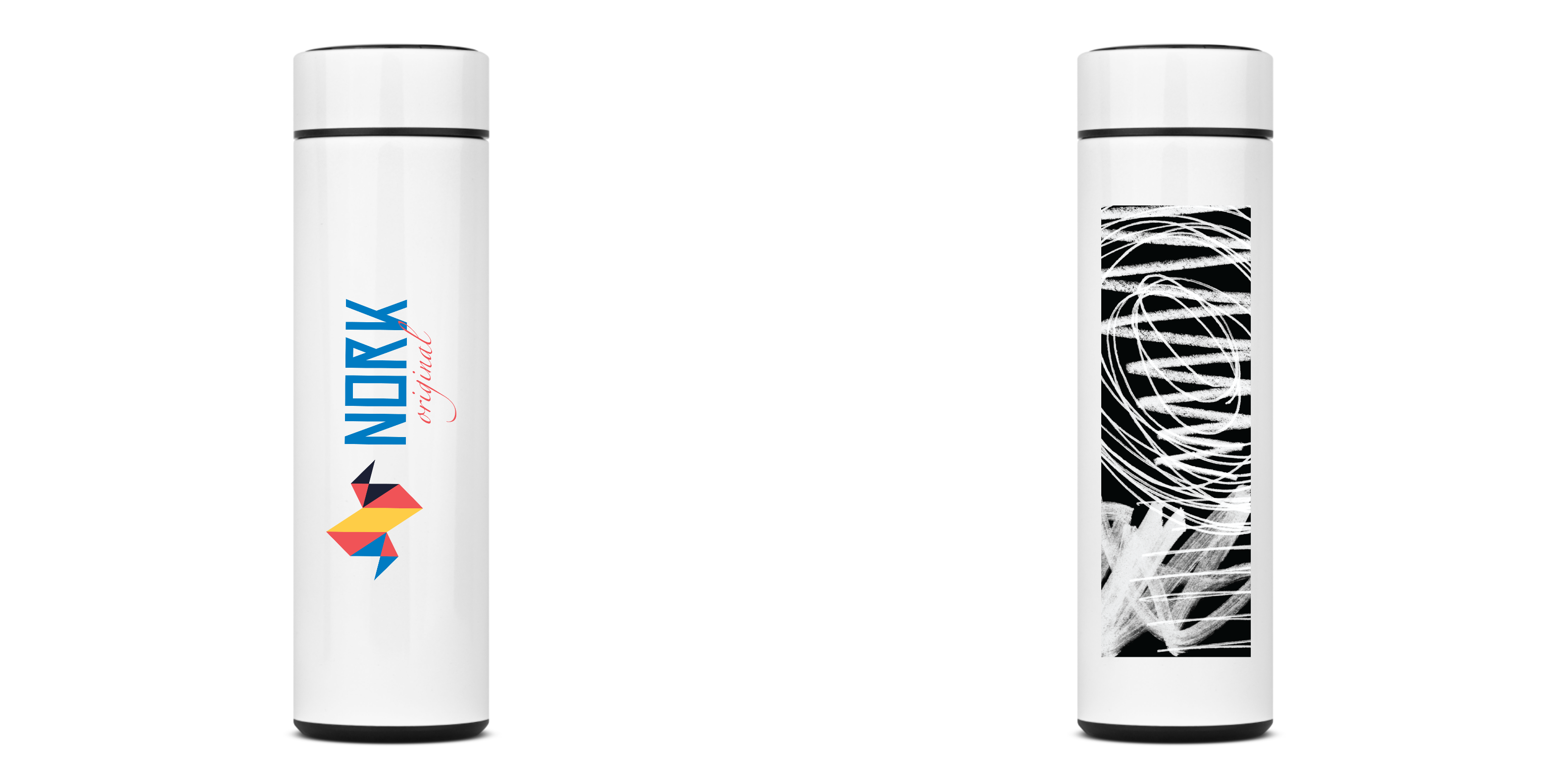 Nome do produto: Garrafa Térmica Nork Original Terapia Círculos e Linhas - 400ml