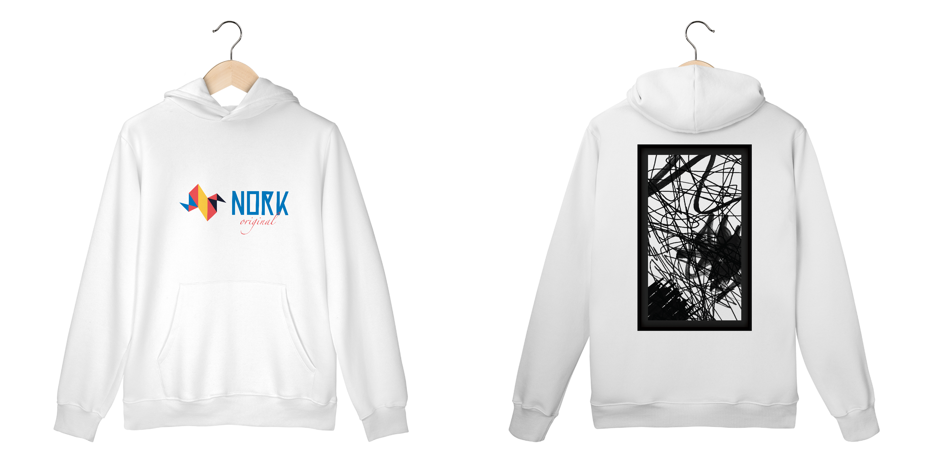 Nome do produto: Casaco Moletom Canguru Nork Original Terapia Rabisco Livre