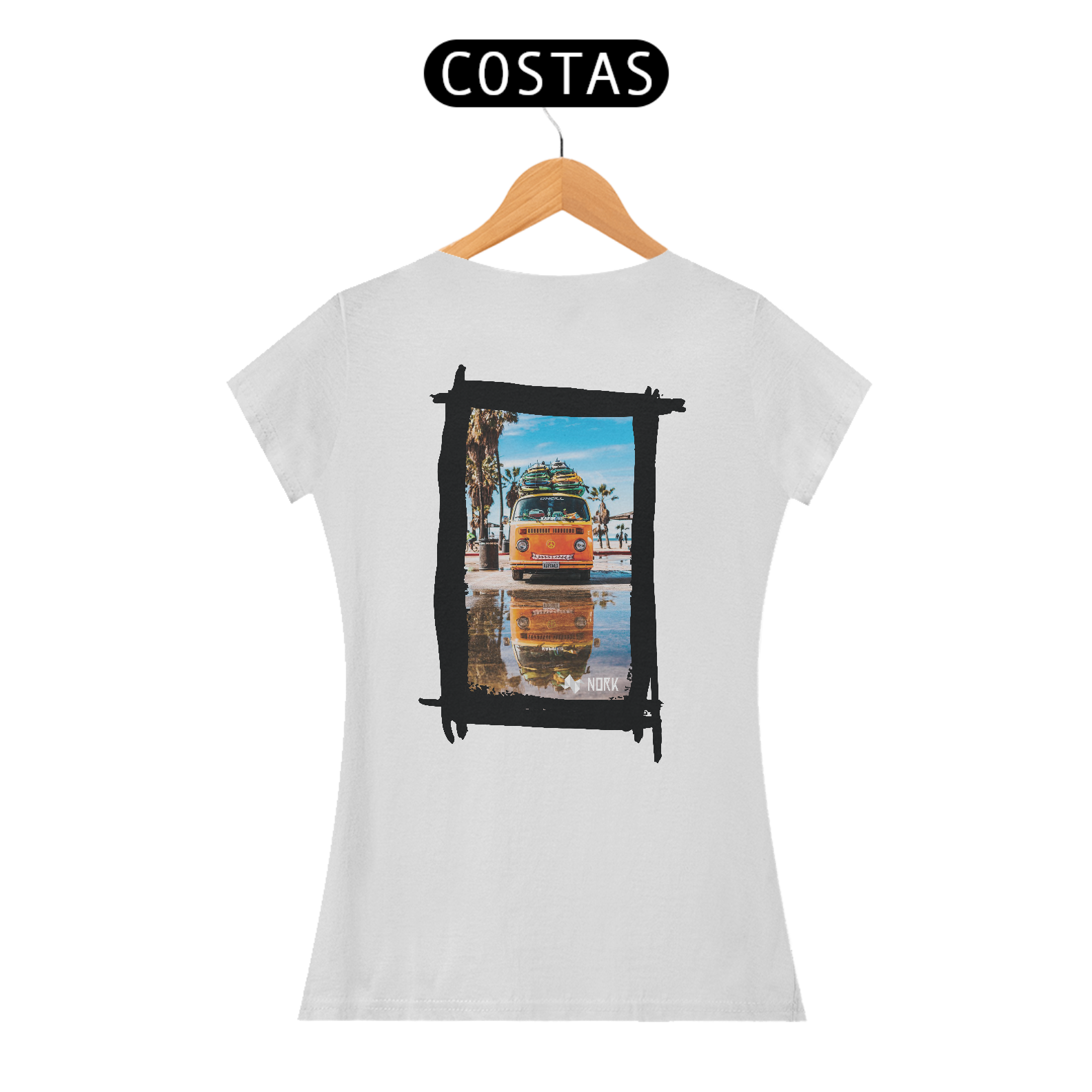 Nome do produto: Camisa Nork Surf Freedom Ride Baby Look Quality