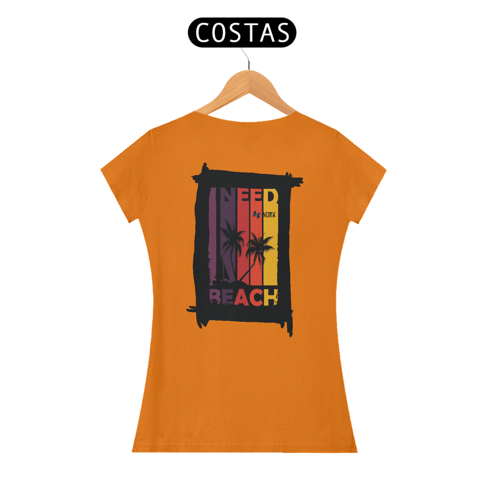 Nome do produto: Camisa Nork Surf I Need Surf Baby Look Quality