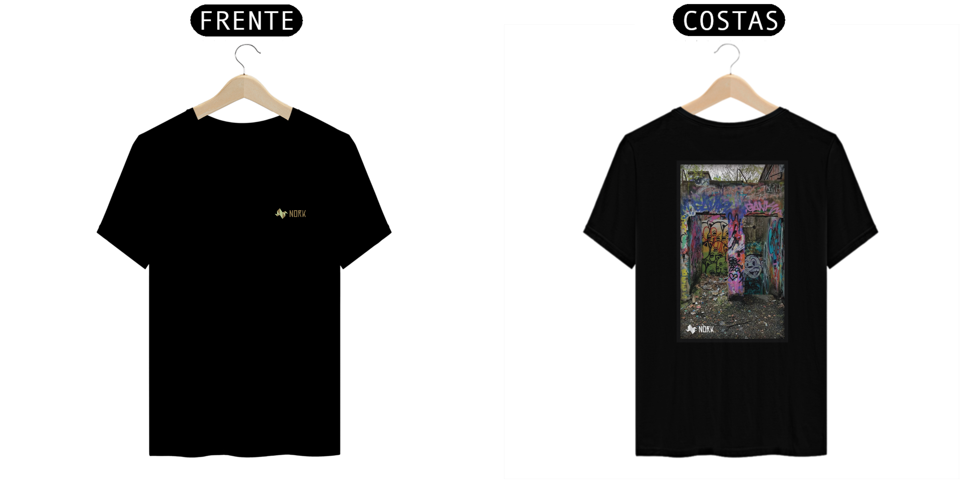 Nome do produto: Camisa Nork Art Ruínas Coloridas Quality