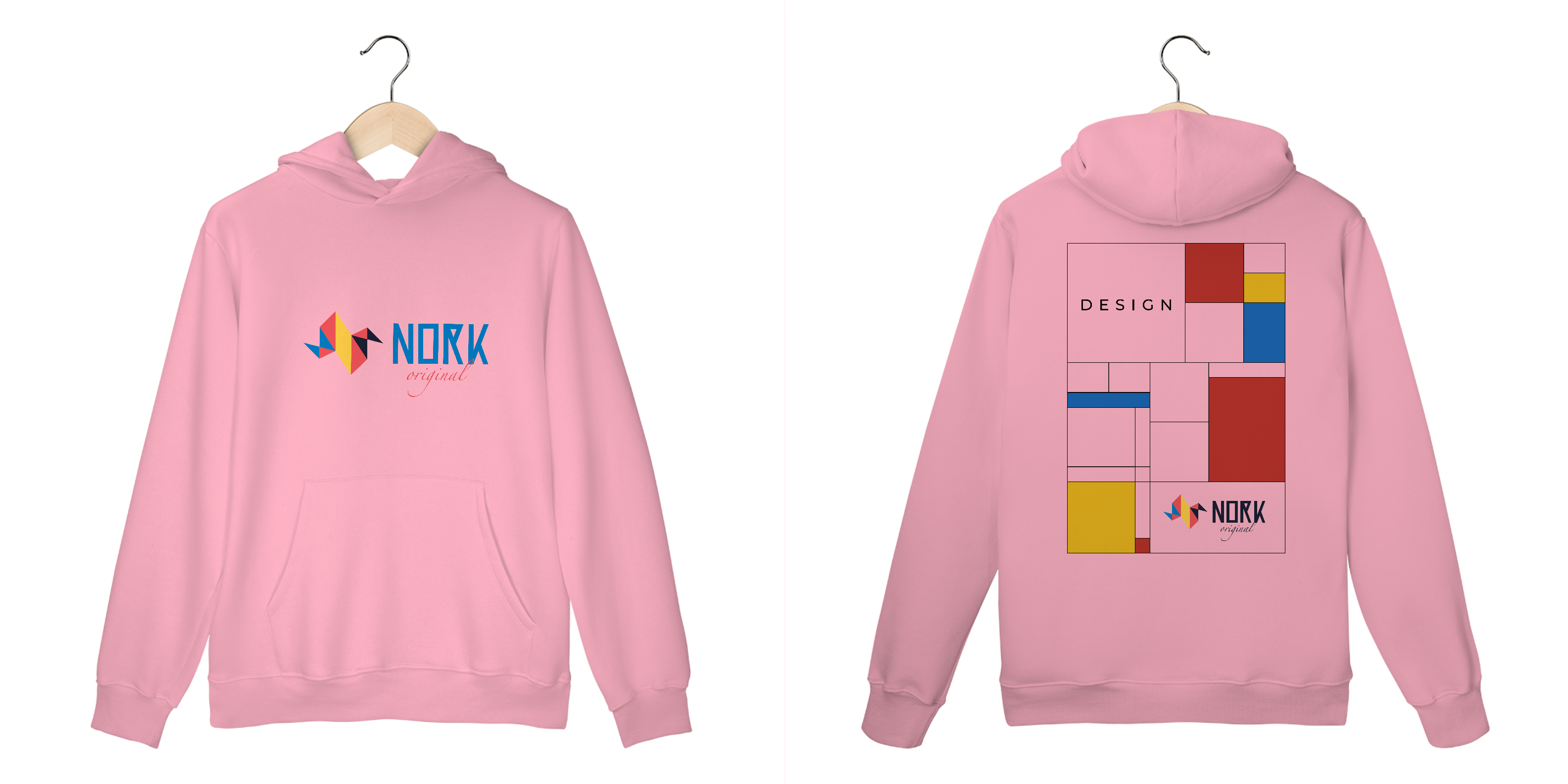 Nome do produto: Casaco Moletom Canguru Nork Original Bauhaus Box Colors