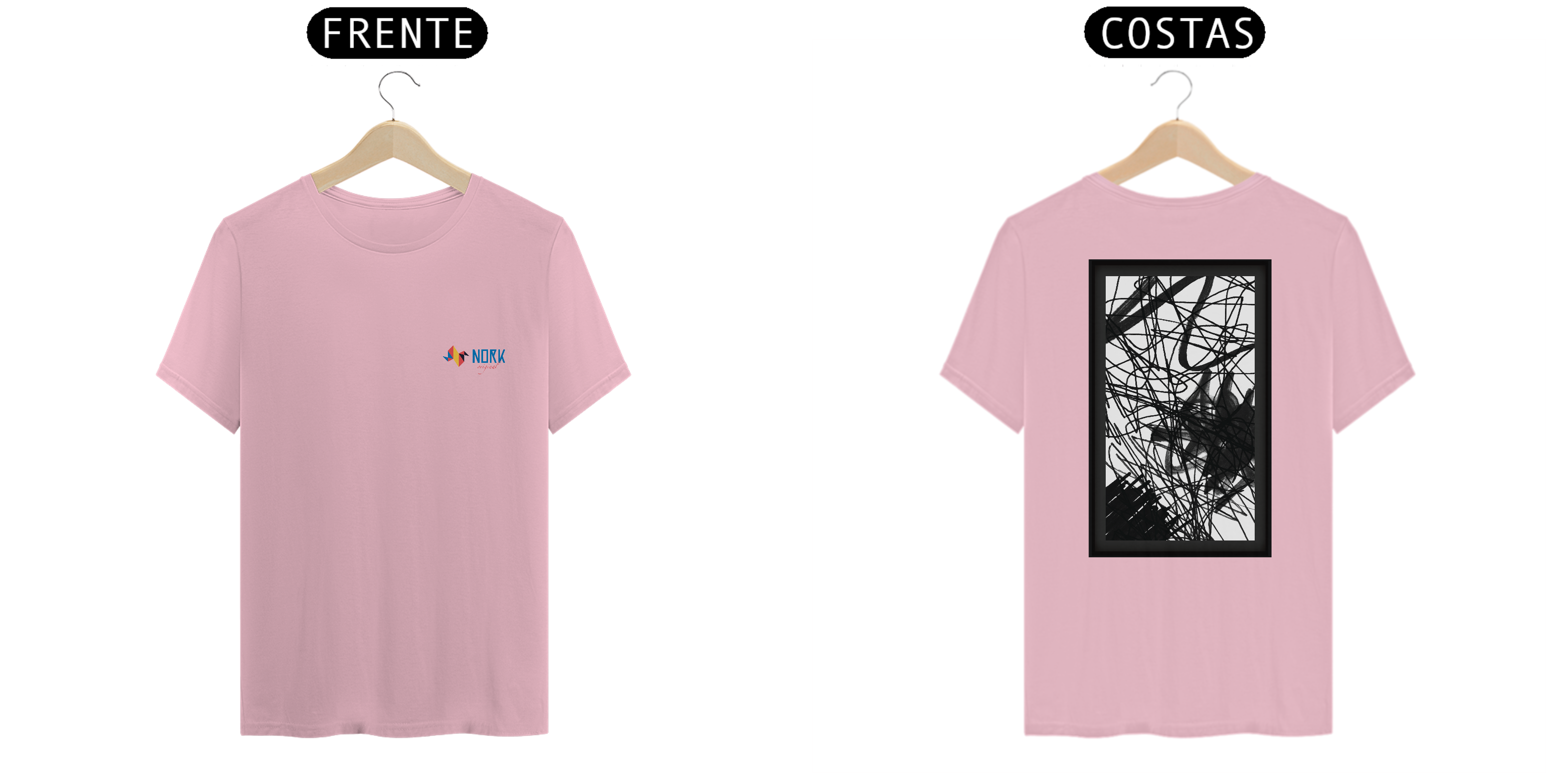 Nome do produto: Camisa Nork Original Terapia Rabisco Livre Pima