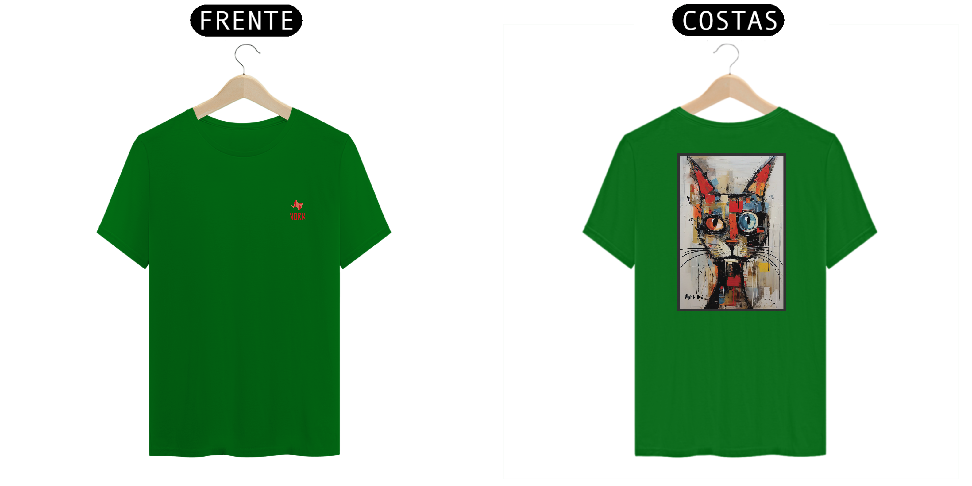 Nome do produto: Camisa Nork Animal Planet Olhar Felino Quality