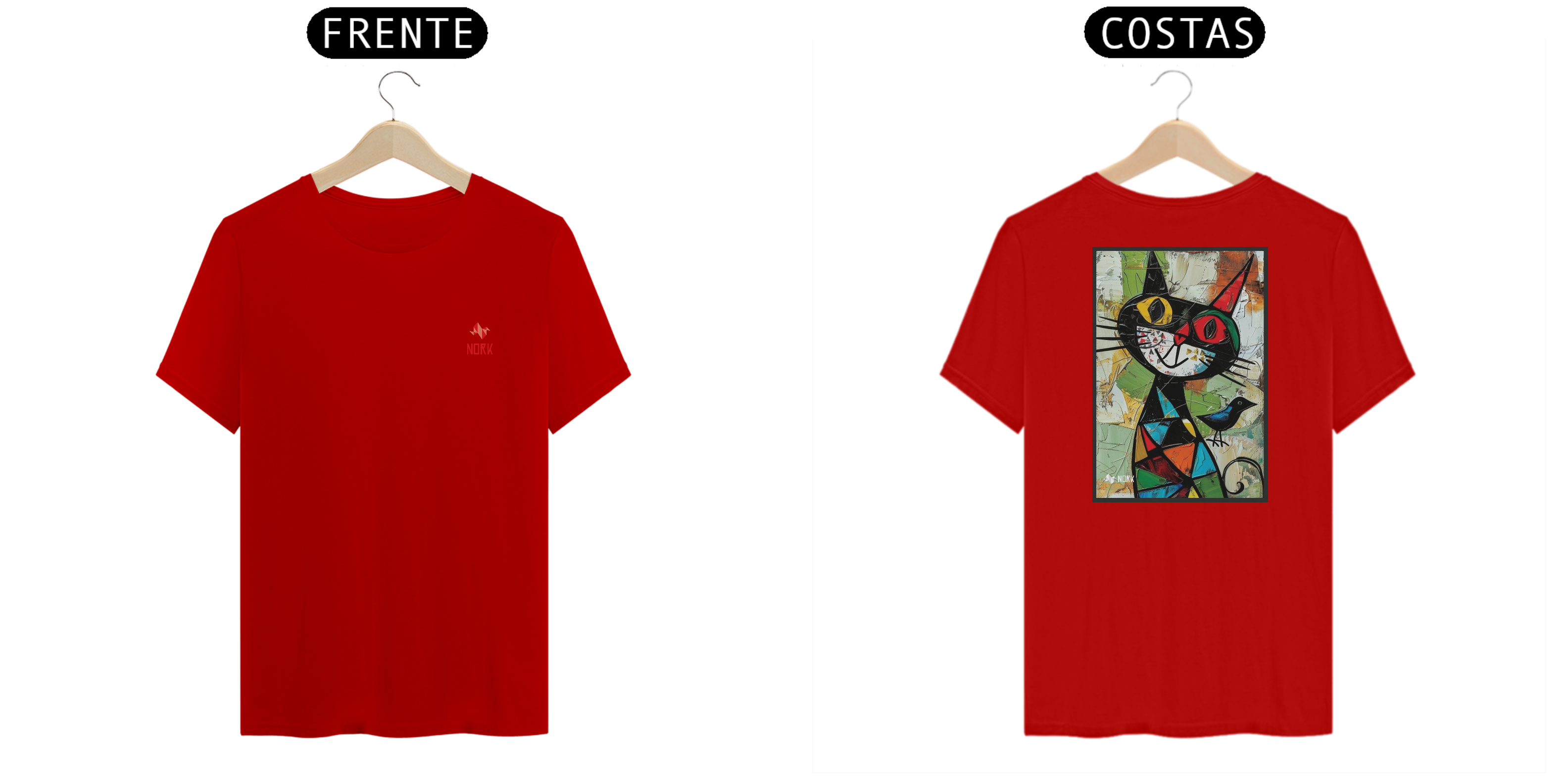 Nome do produto: Camisa Nork Animal Planet Mosaico Felino