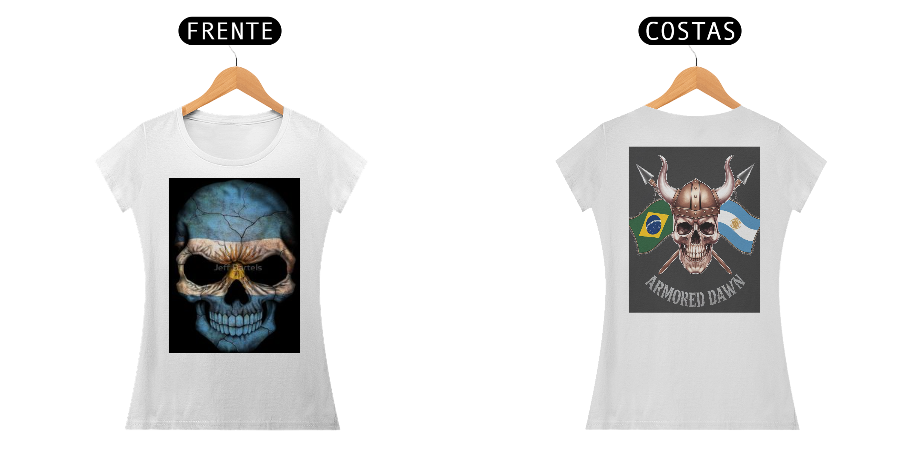 Nome do produto: CAMISA CAVEIRA BANDAS